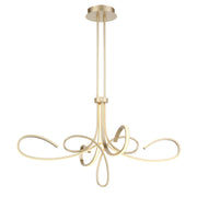 Astor LED Chandelier Gold finish - Bees Lighting