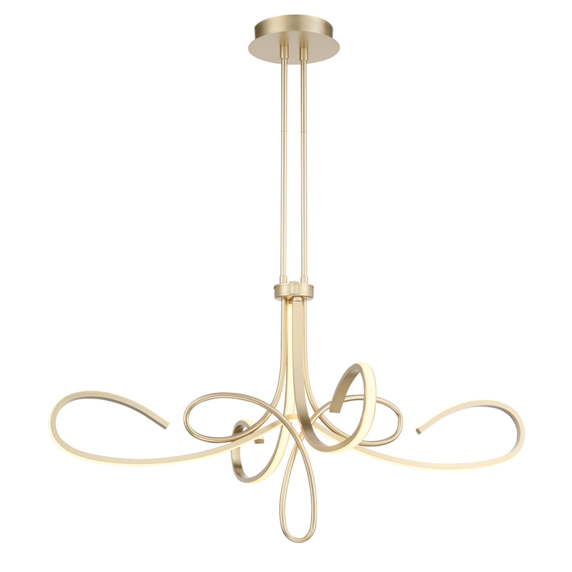 Astor LED Chandelier Gold finish - Bees Lighting