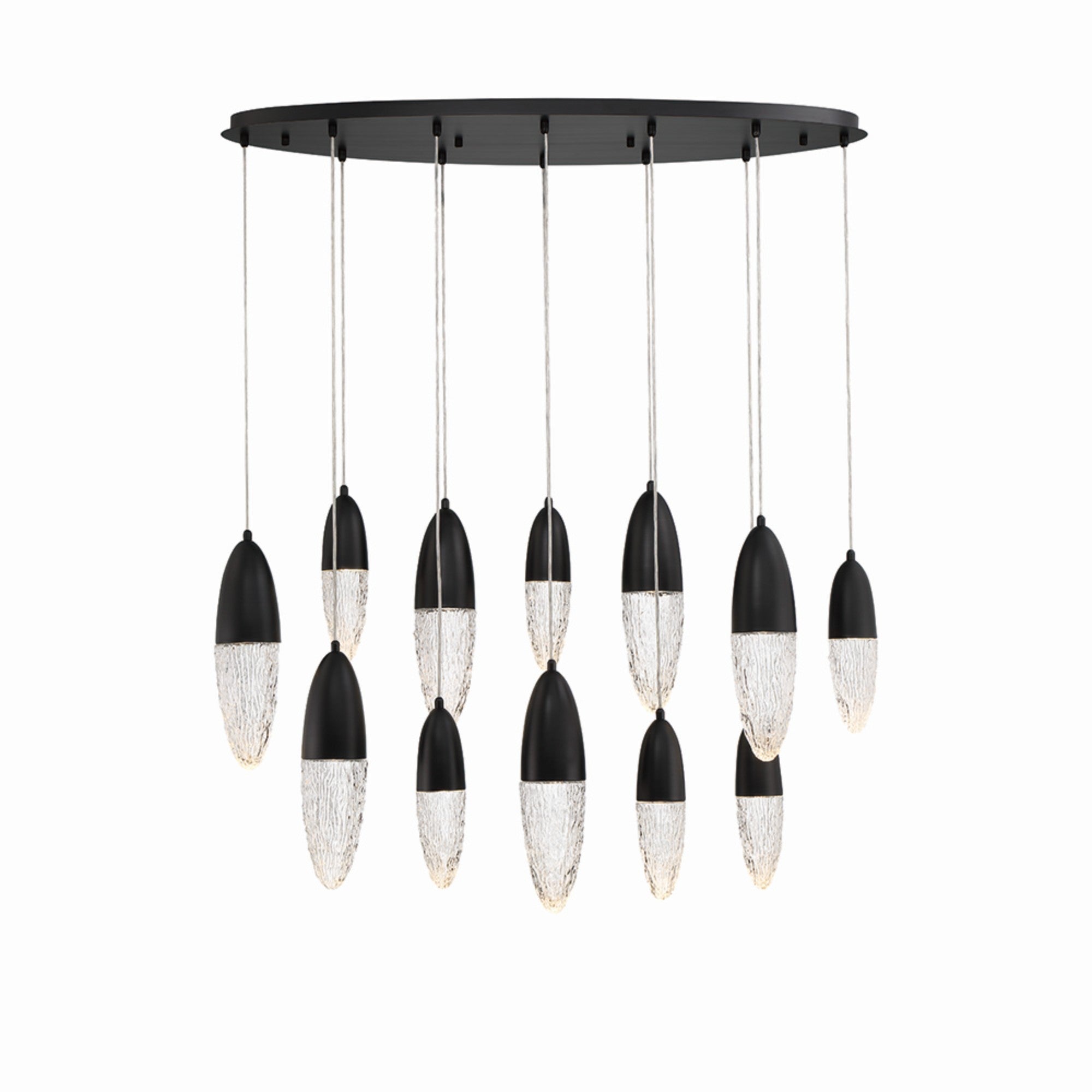 Ecrou 44 in. 12 Lights LED Chandelier - Bees Lighting