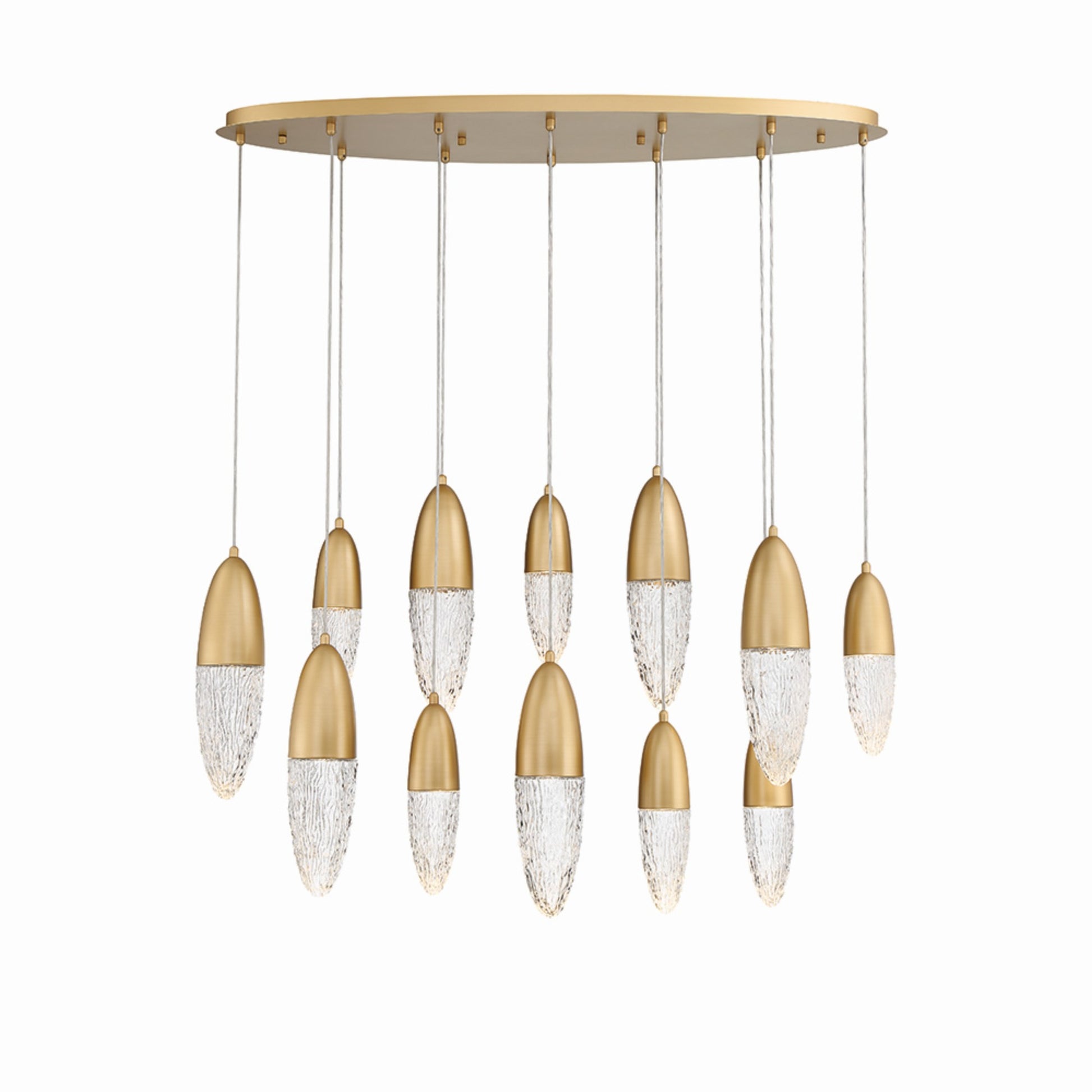 Ecrou 44 in. 12 Lights LED Chandelier - Bees Lighting