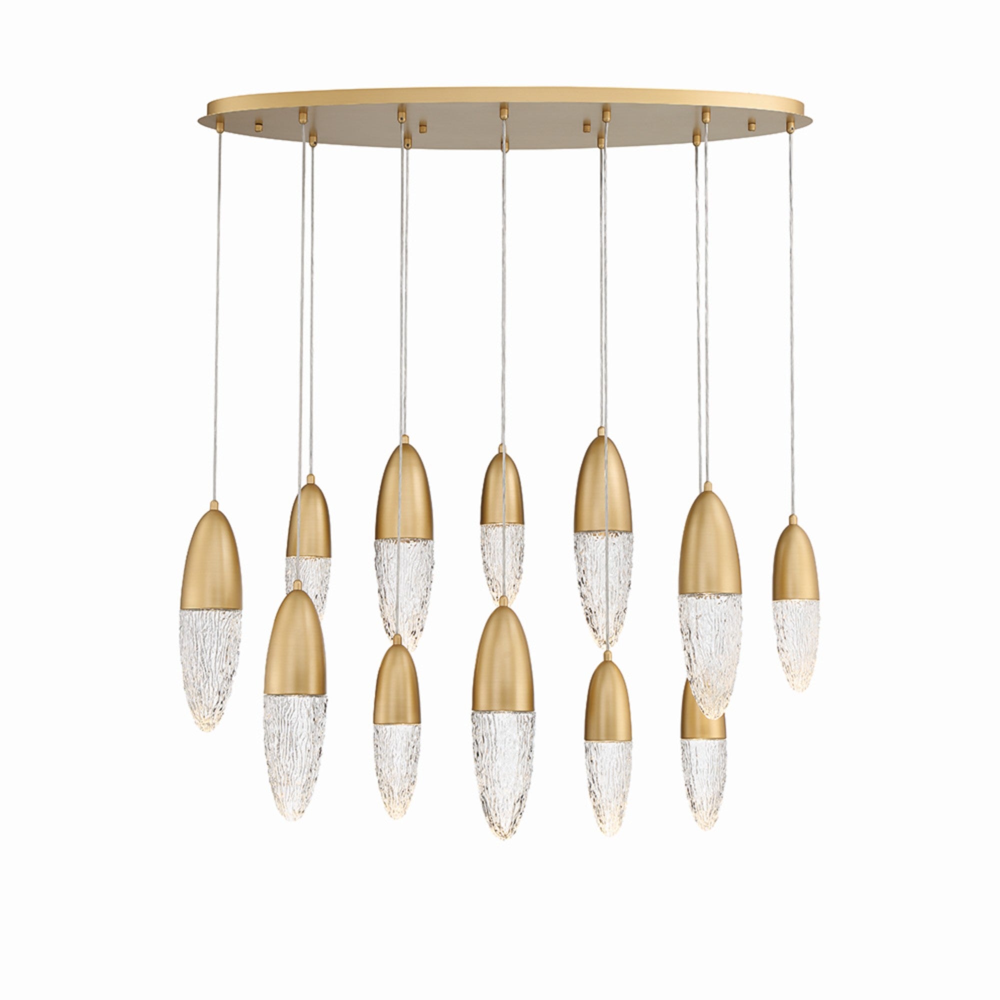 Ecrou 44 in. 12 Lights LED Chandelier - Bees Lighting