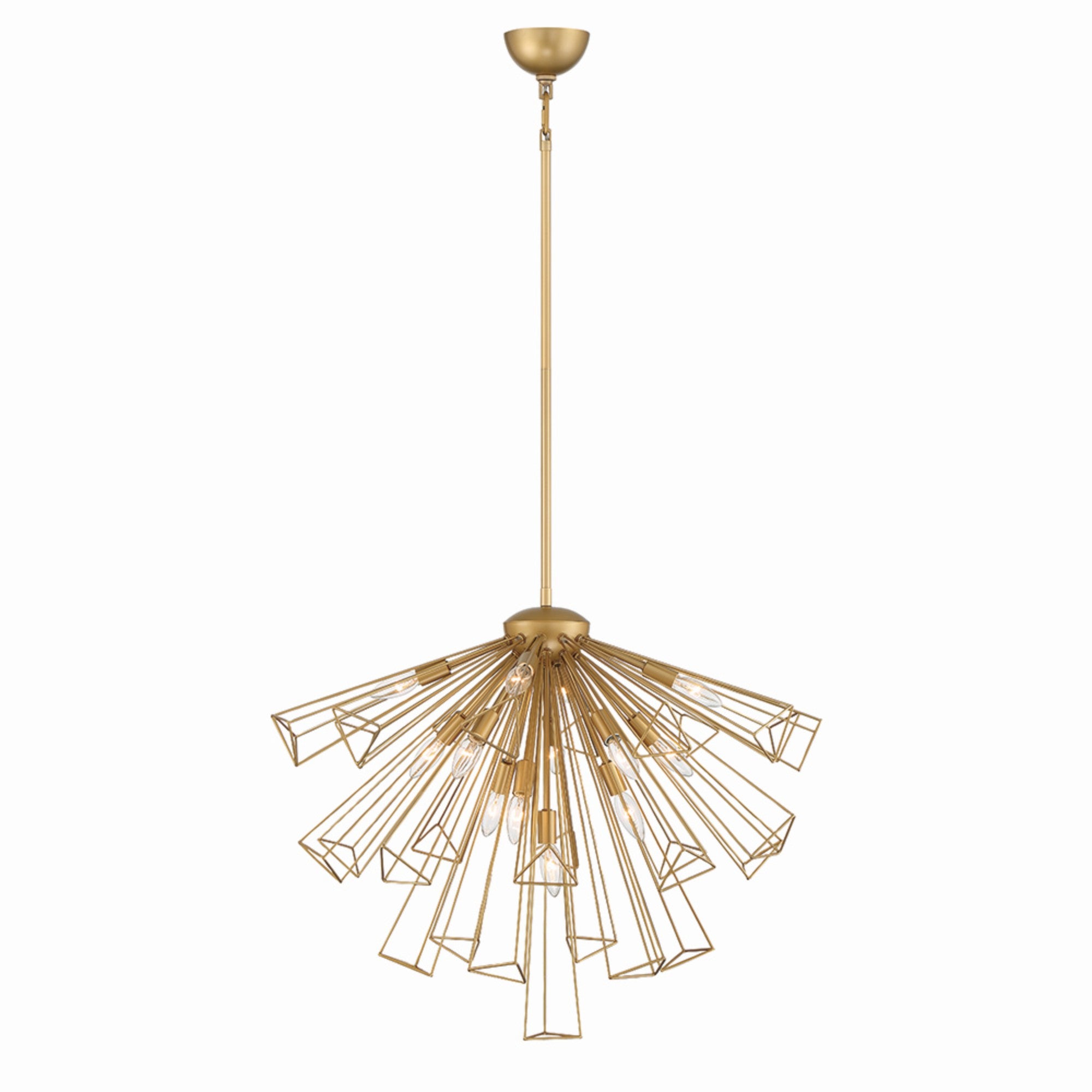 Dendelio 13-Light 30" Chandelier, Gold Finish - Bees Lighting