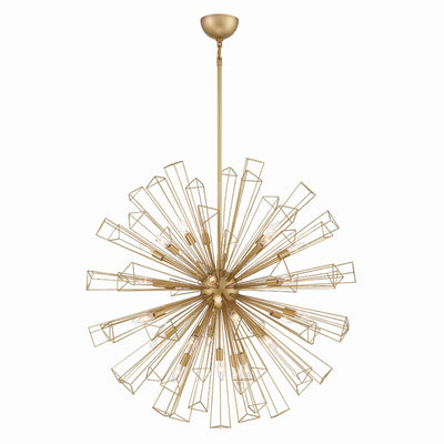 Dendelio 29-Light 40" Chandelier, Gold Finish