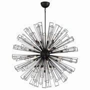 Dendelio 35-Light 54" Grand Chandelier, Black Finish - Bees Lighting