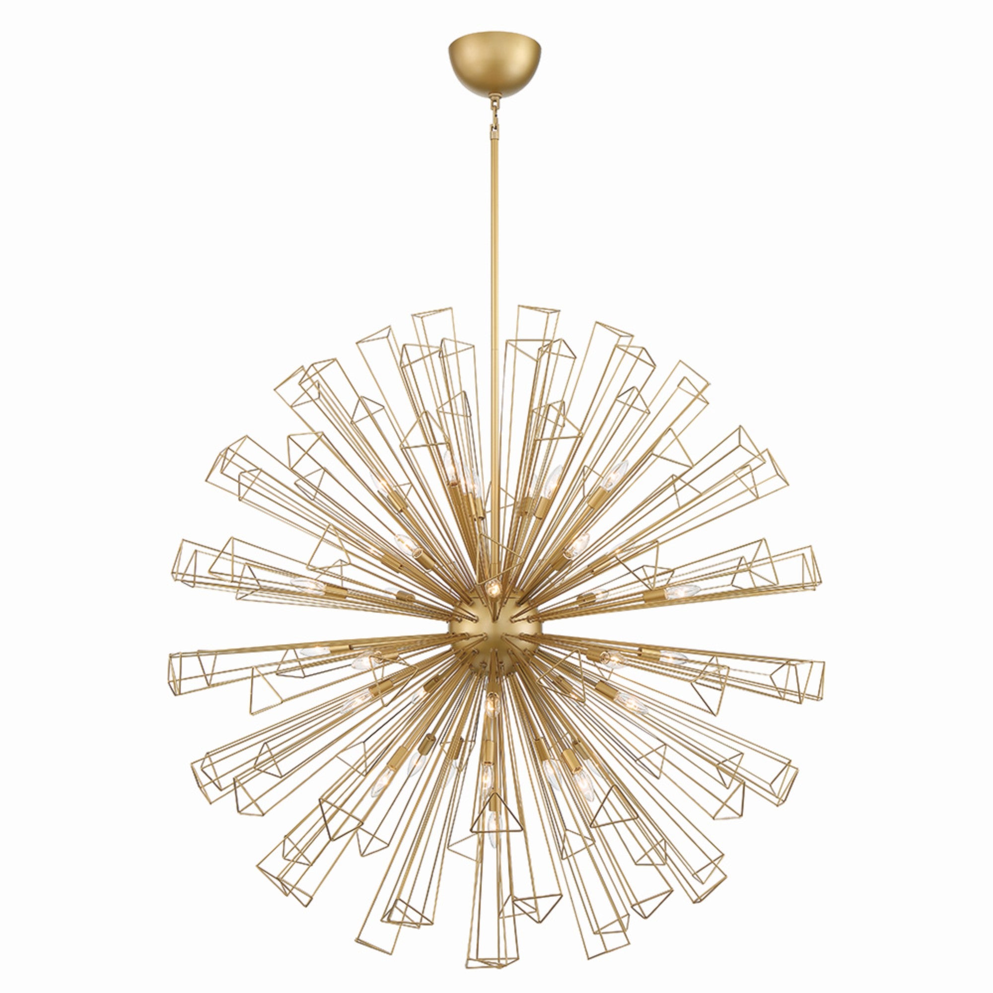 Dendelio 35-Light 54" Grand Chandelier, Gold Finish - Bees Lighting
