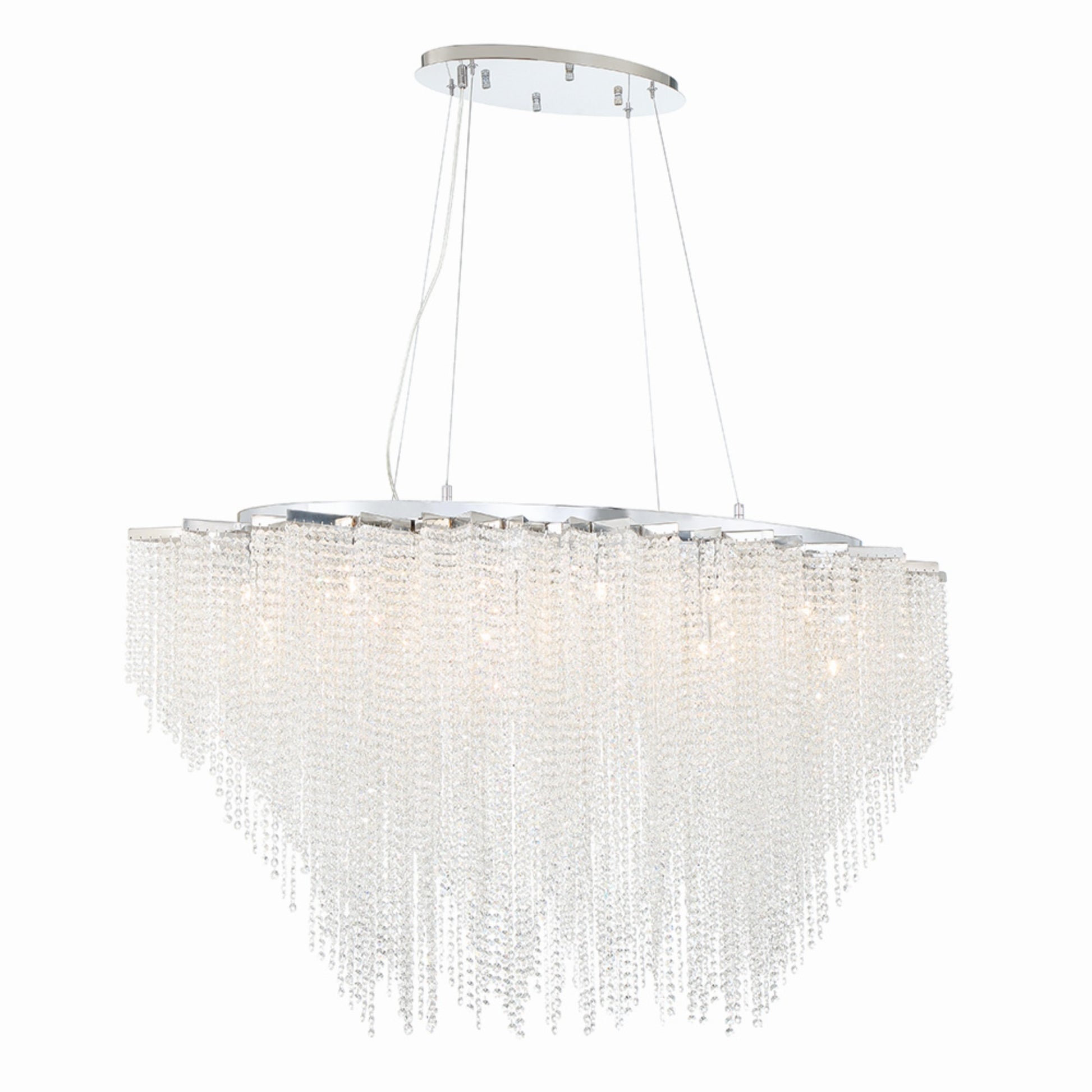 Cohen Chandelier Chrome Finish - Bees Lighting