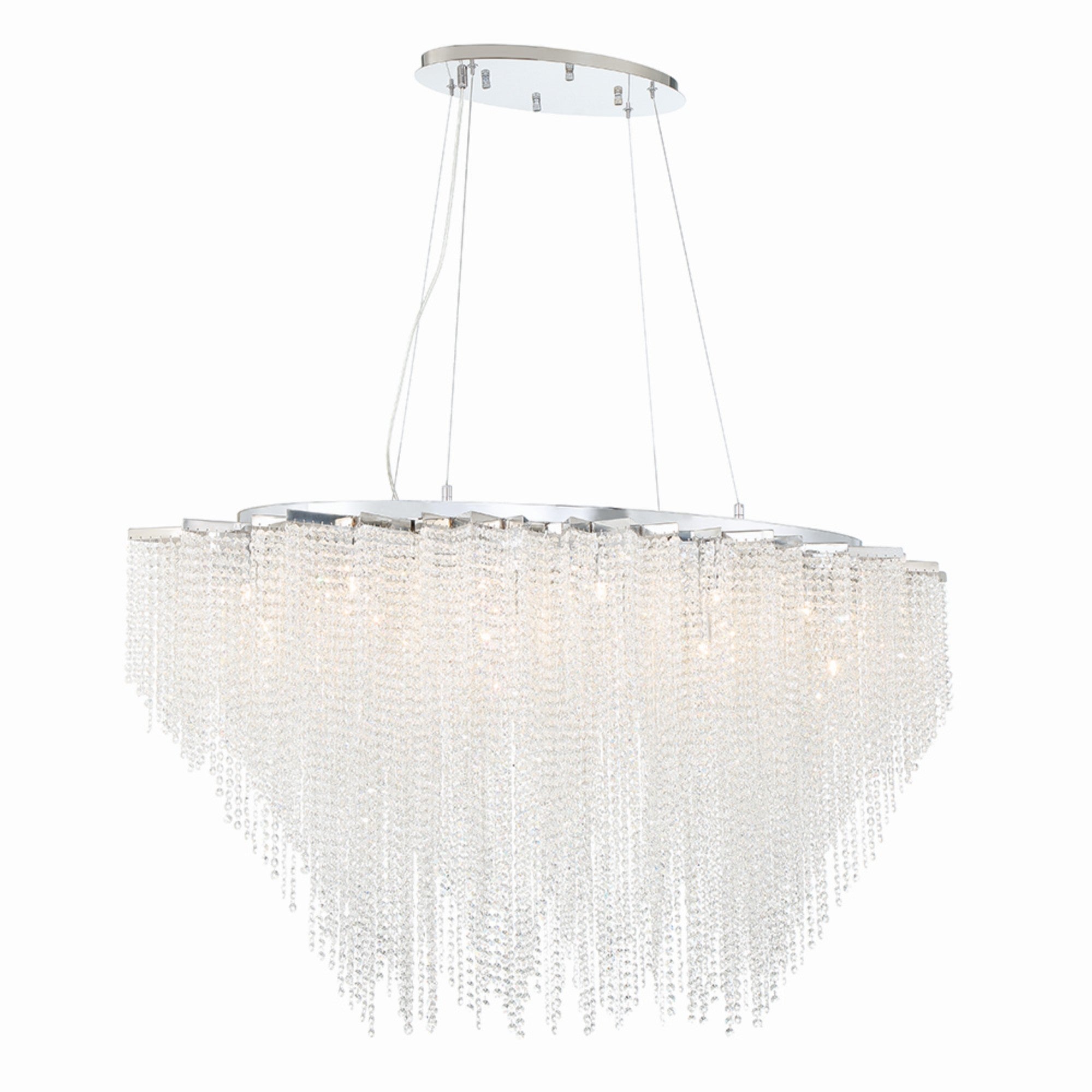Cohen Chandelier Chrome Finish - Bees Lighting