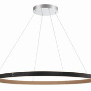 Verdura 45" LED Chandelier, Black Finish - Bees Lighting