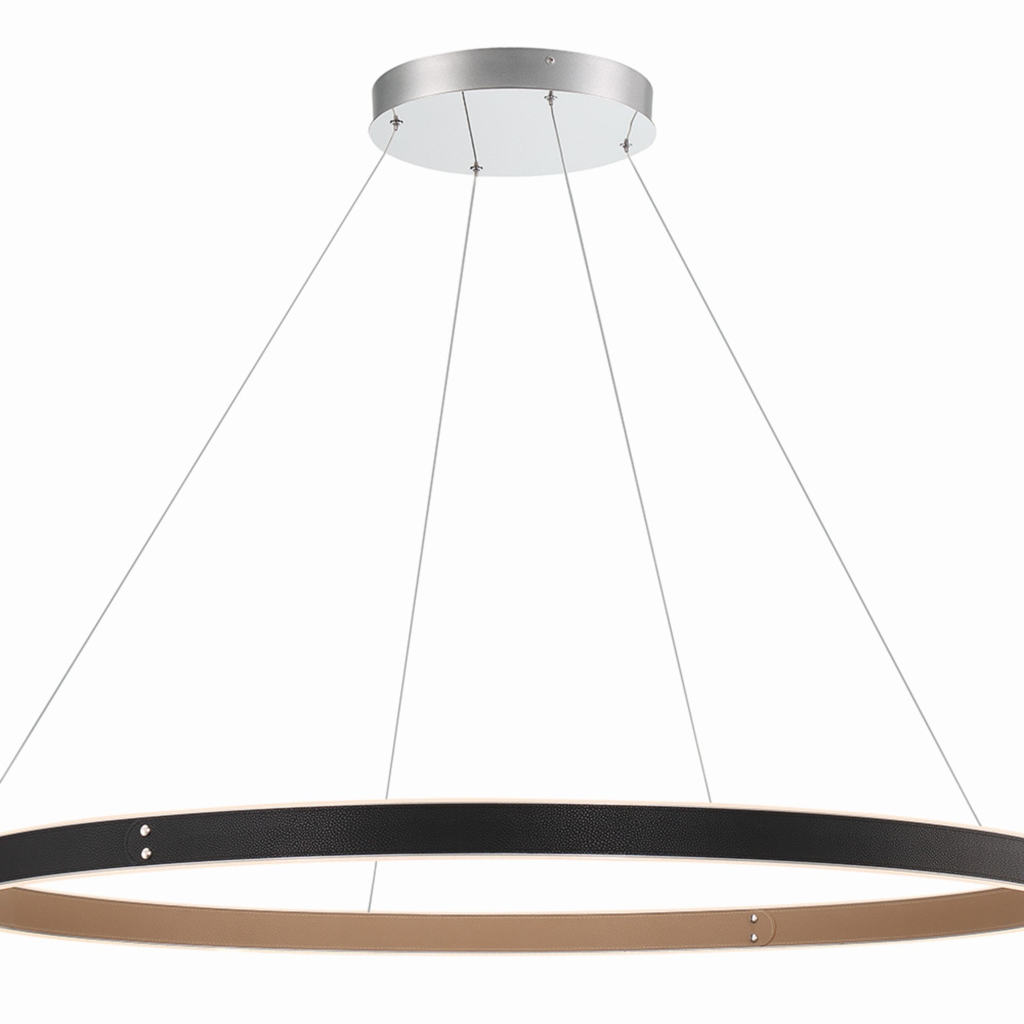 Verdura 45" LED Chandelier, Black Finish - Bees Lighting