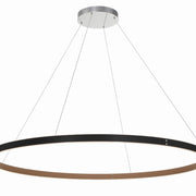 Verdura 60" LED Grand Chandelier, Black Finish - Bees Lighting