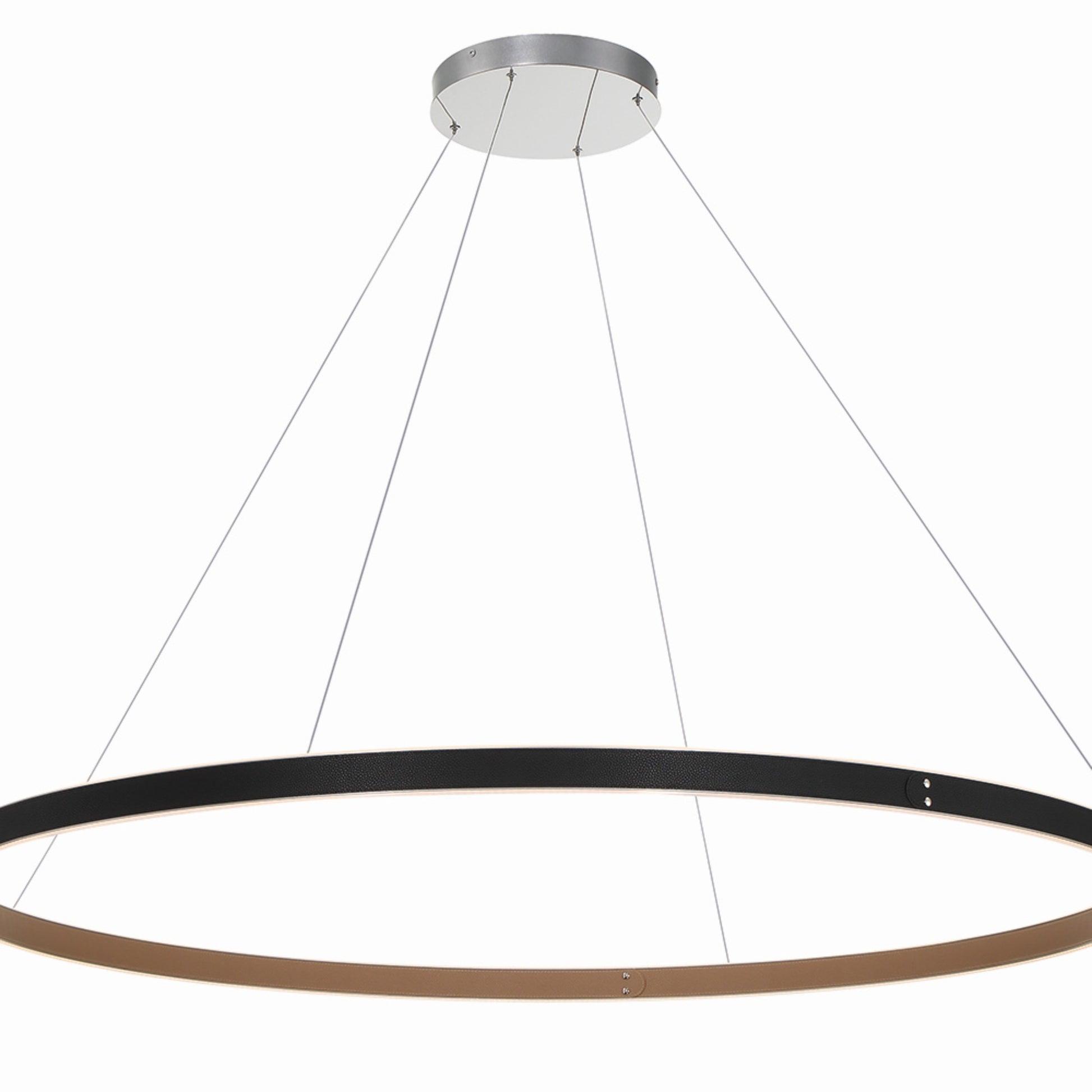Verdura 60" LED Grand Chandelier, Black Finish - Bees Lighting