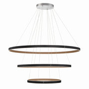 Verdura 3-Tiers 60" LED Grand Chandelier, Black Finish - Bees Lighting