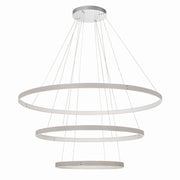 Verdura 3-Tiers 60" LED Grand Chandelier, Grey Finish - Bees Lighting