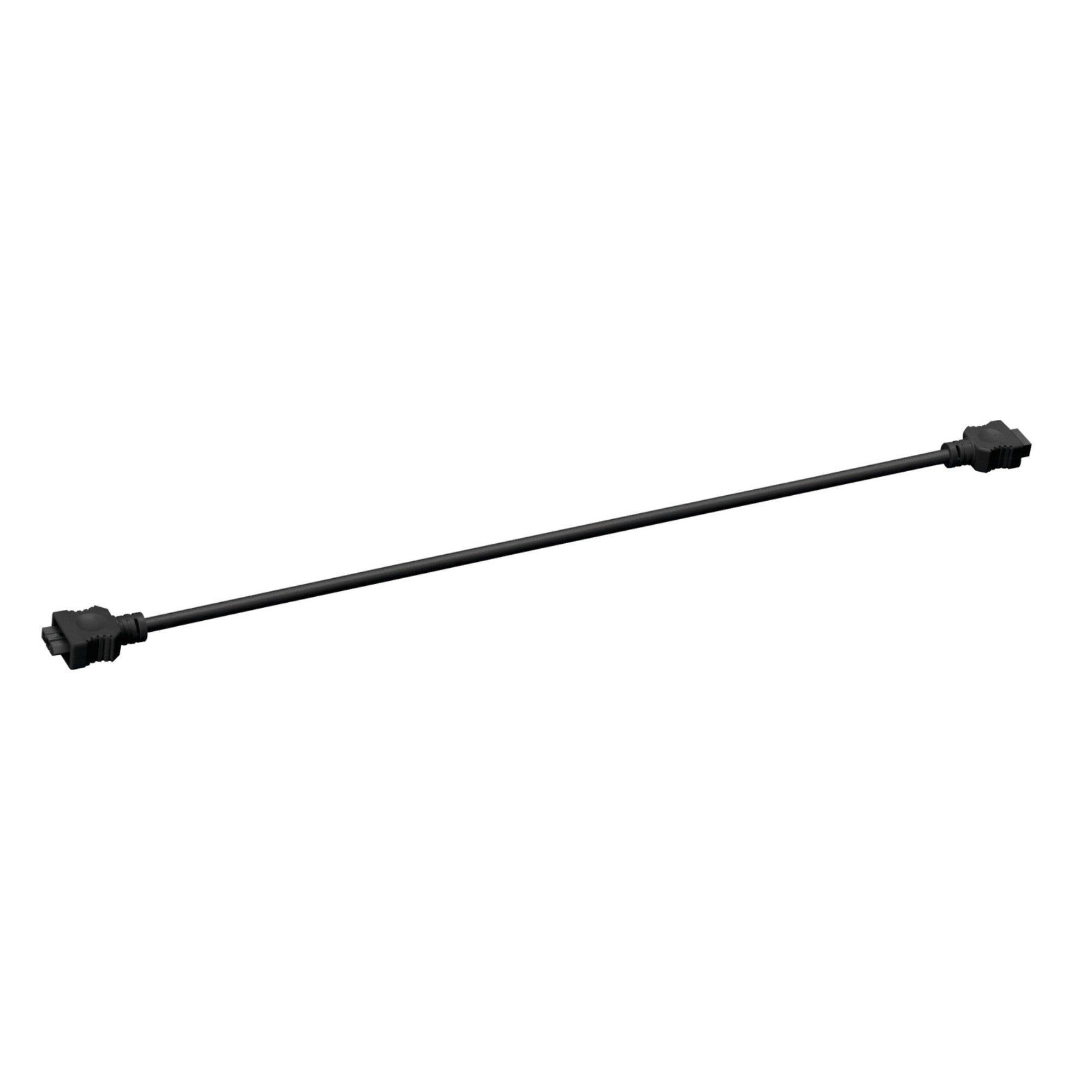 21in. Interconnect Cable for 6U Under cabinet lights, Black - Bees Lighting