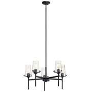 Alton 27" 5-Light Chandelier, Black Finish - Bees Lighting