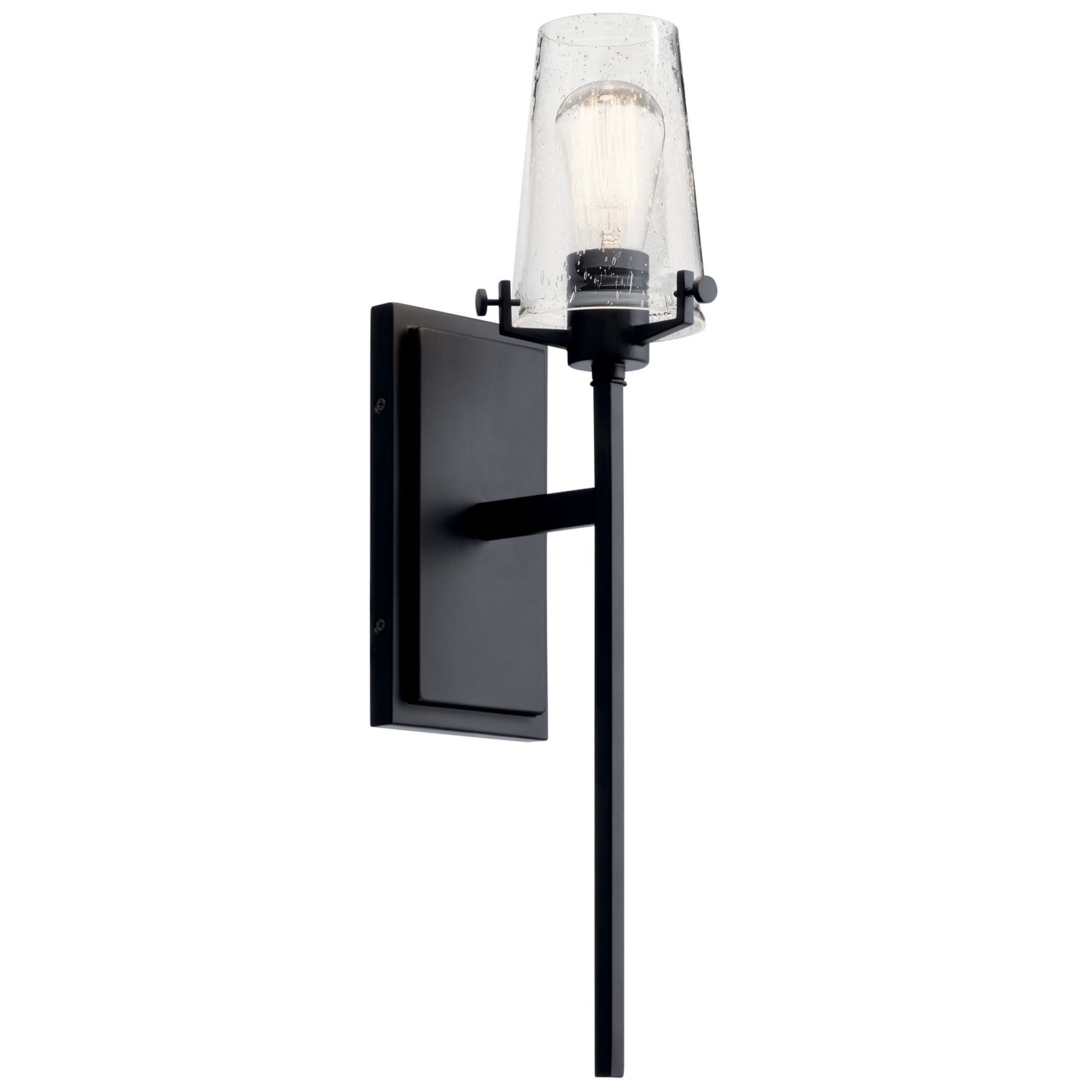 Alton 5" Wall Sconce, Black Finish - Bees Lighting