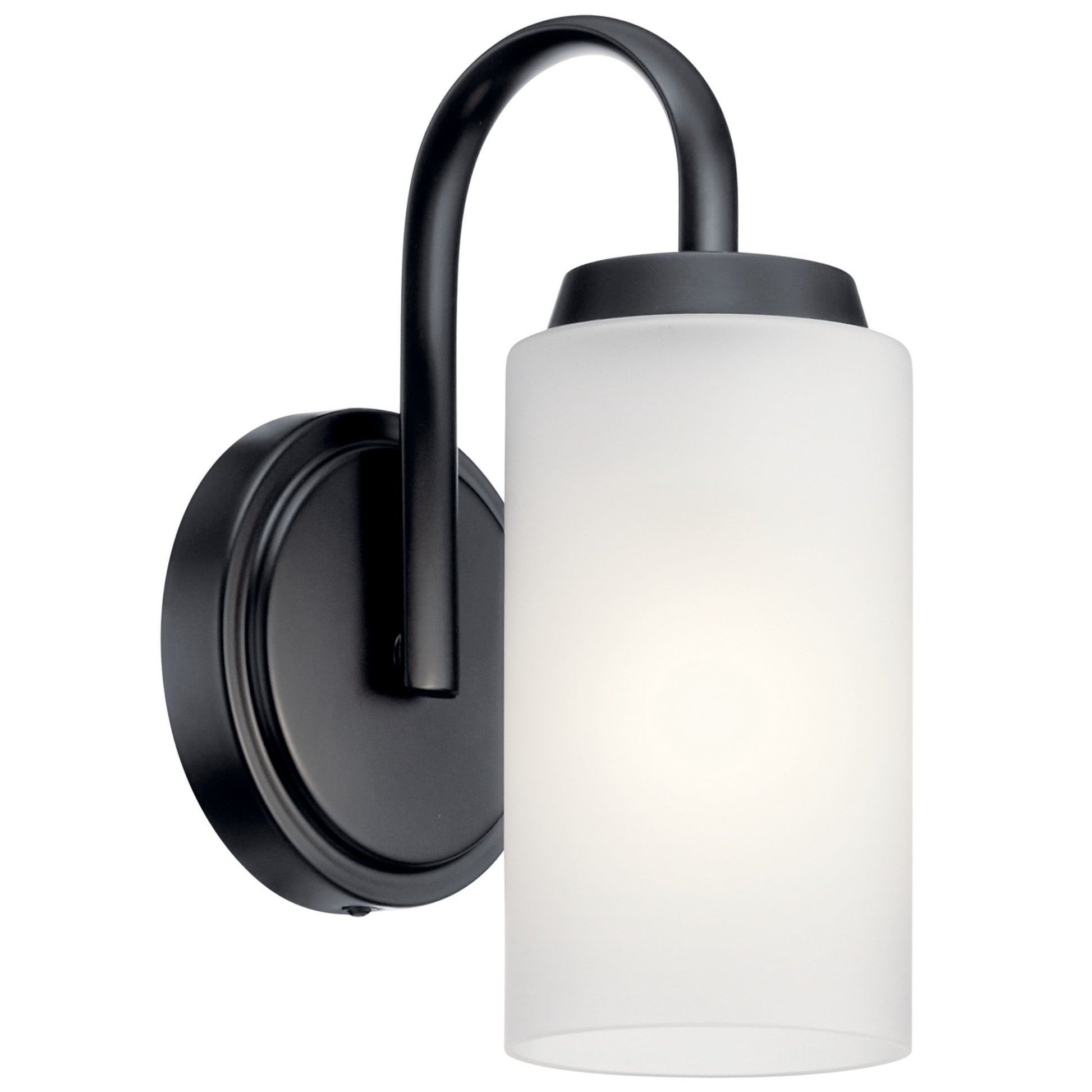 Kennewick 5" Wall Sconce, Black Finish - Bees Lighting