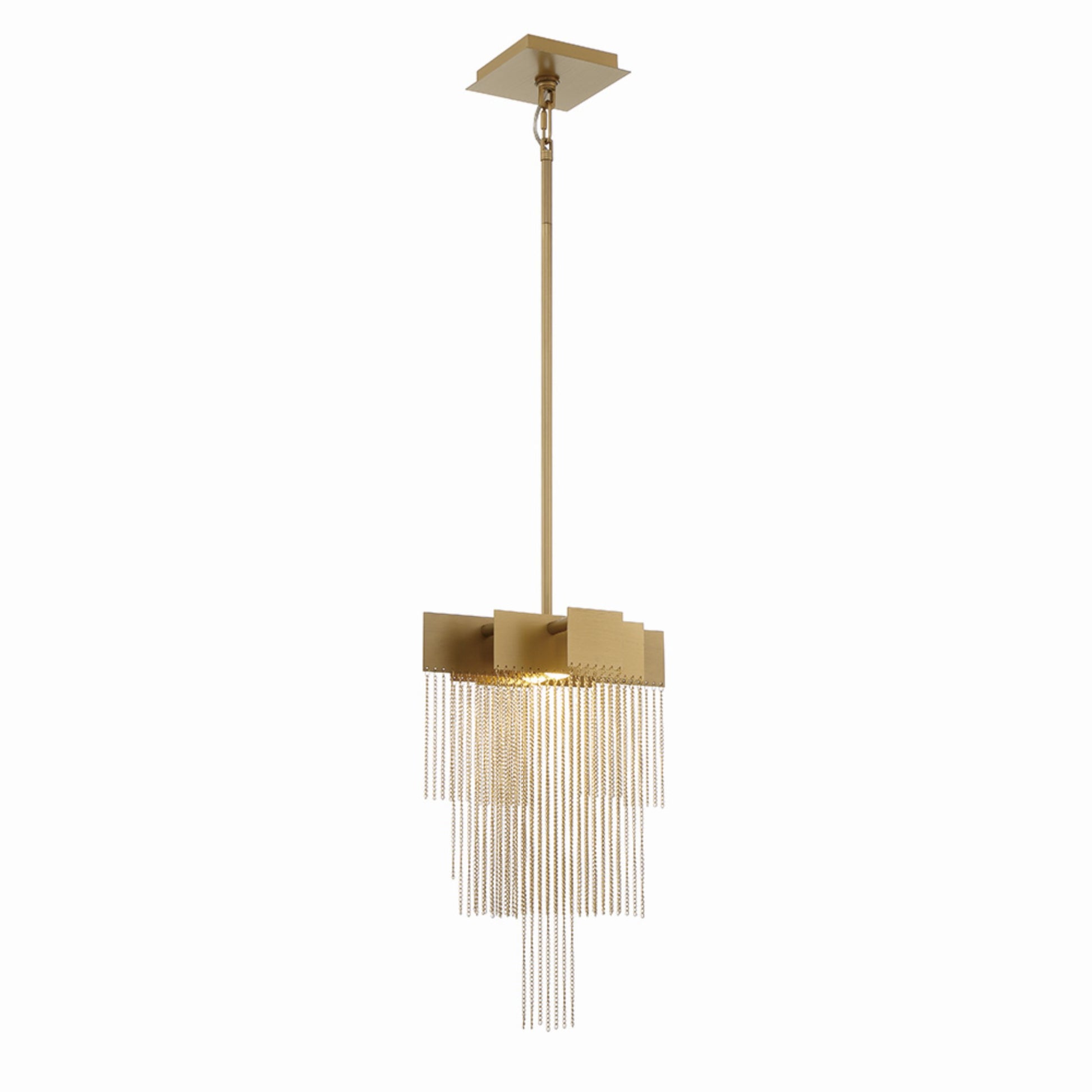 Bloomfield 18" LED Pendant, Gold Finish - Bees Lighting