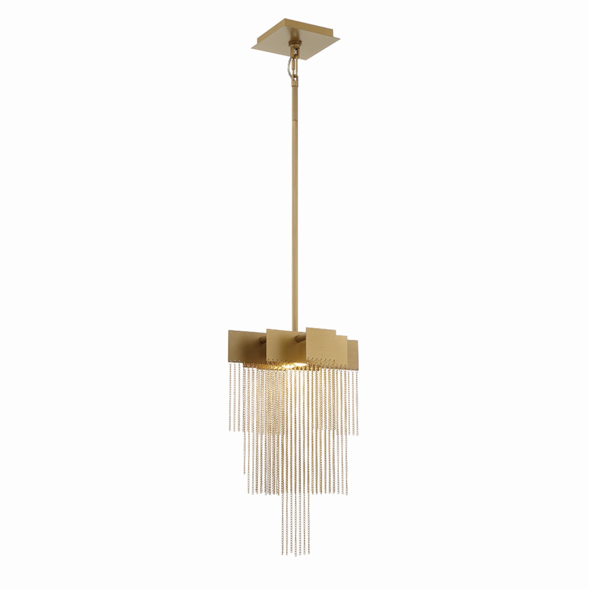 Bloomfield 18" LED Pendant, Gold Finish - Bees Lighting