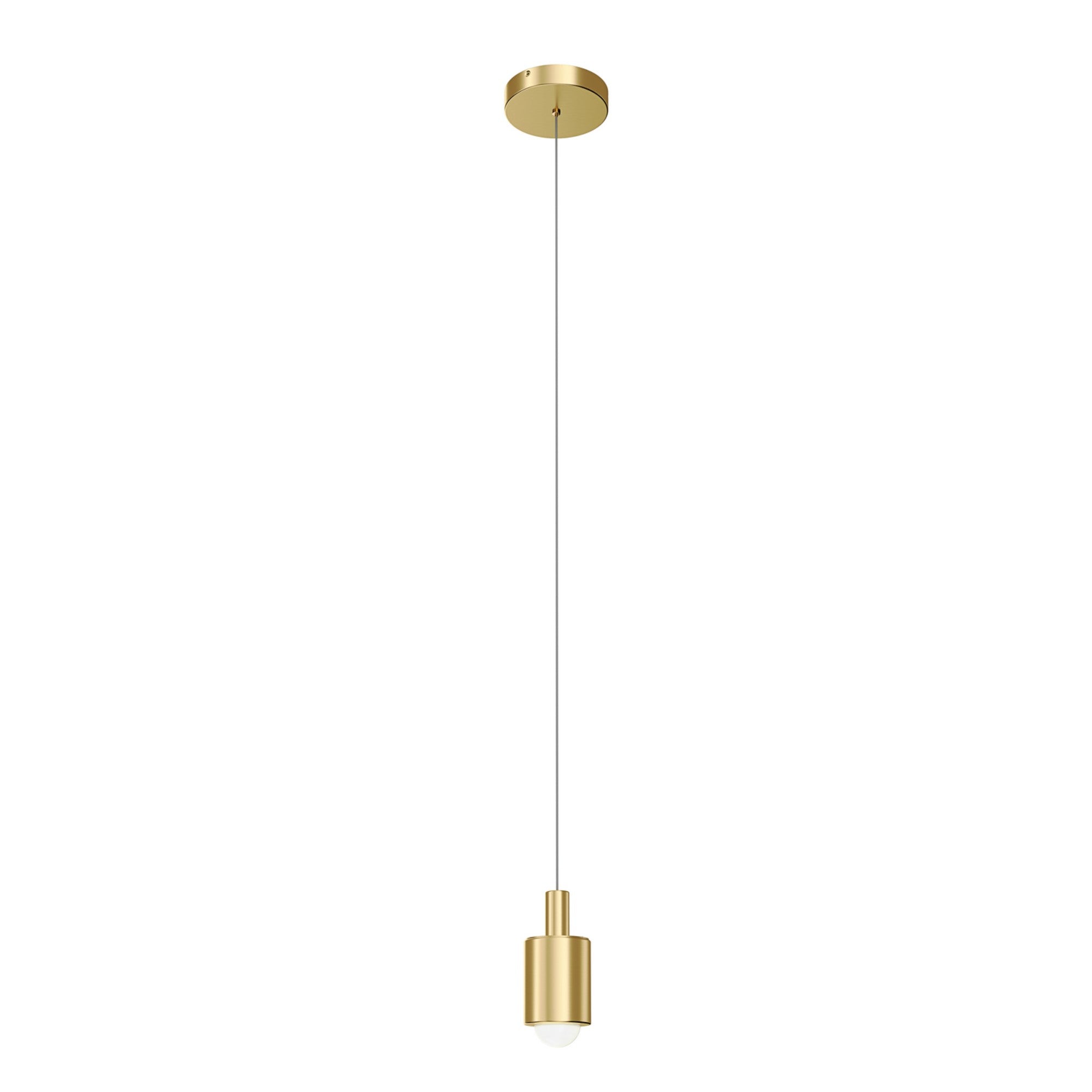 Keele 4" LED Pendant, Champagne Gold Finish - Bees Lighting
