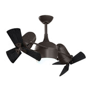 Dagny 41" Rotational Dual Ceiling Fan with Light - Bees Lighting