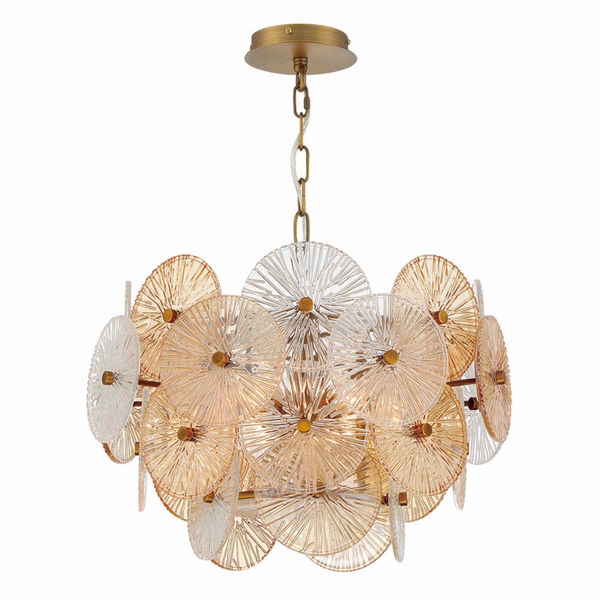 Sue-Anne Chandelier Brass Finish - Bees Lighting