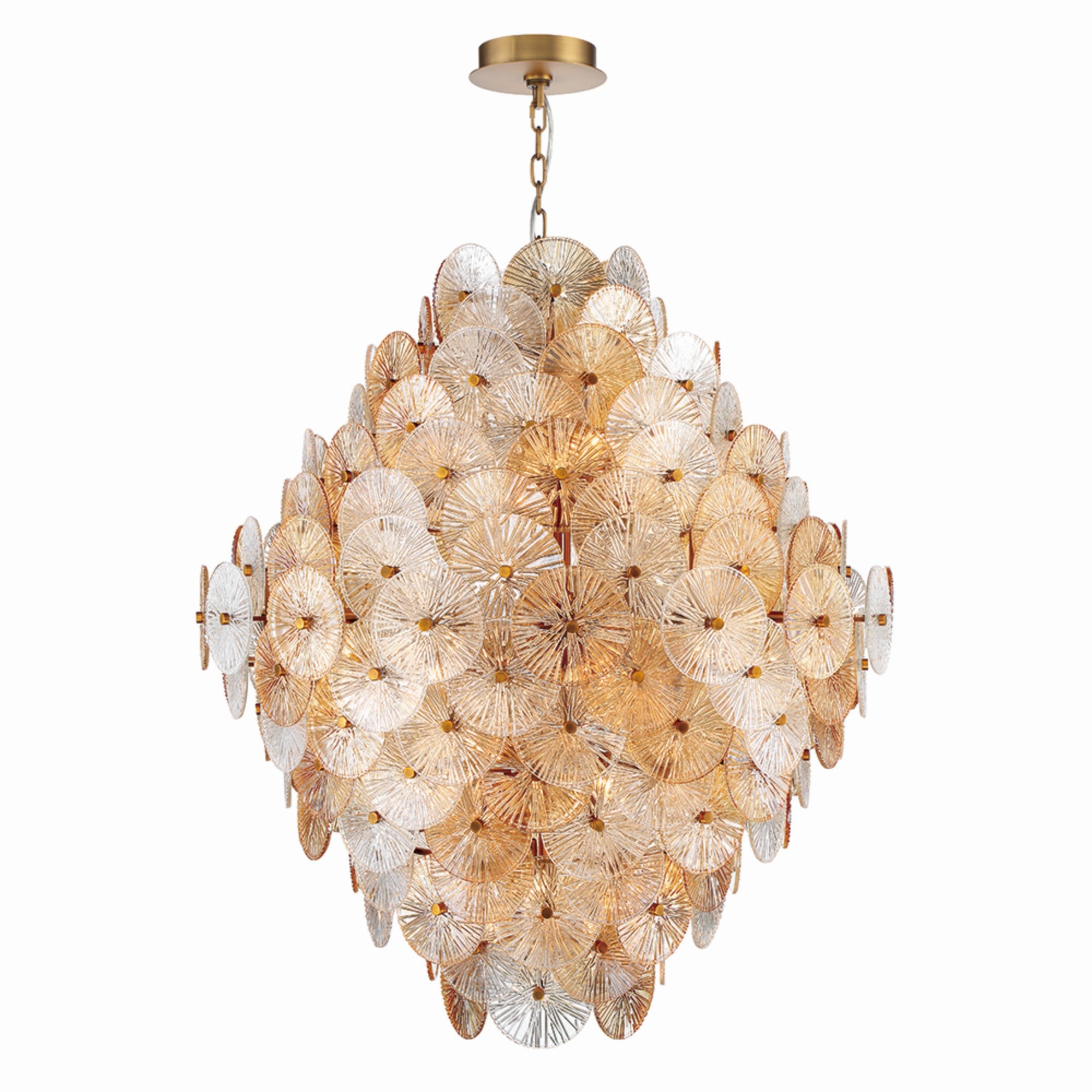 Sue-Anne Chandelier Brass Finish - Bees Lighting