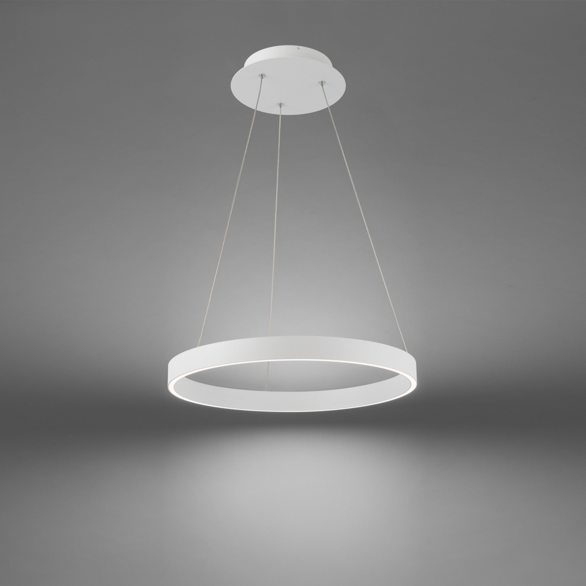Sirius 18" LED Pendant, White Finish - Bees Lighting