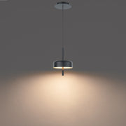 Pierce 10" LED Mini Pendant, Black/Gold Finish - Bees Lighting
