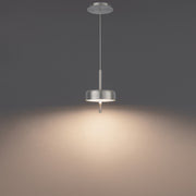 Pierce 10" LED Mini Pendant, Brushed Nickel Finish - Bees Lighting