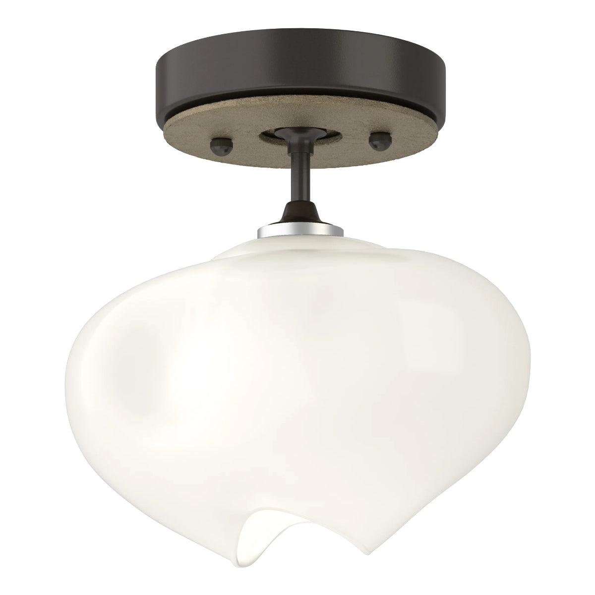 Ume 7 In. Semi Flush Mount Light Frosted Glass
