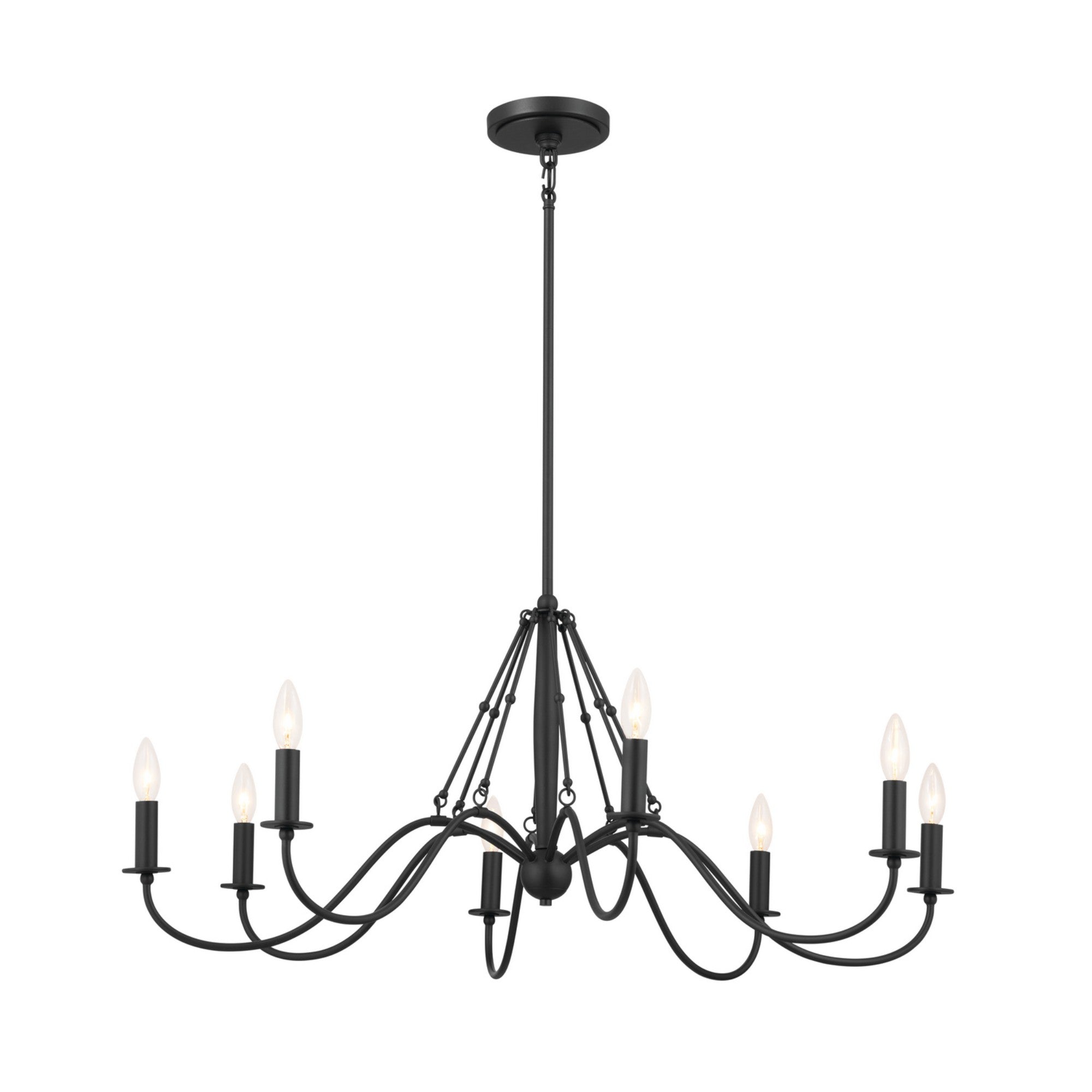 Freesia 1-Tier Chandelier - Bees Lighting