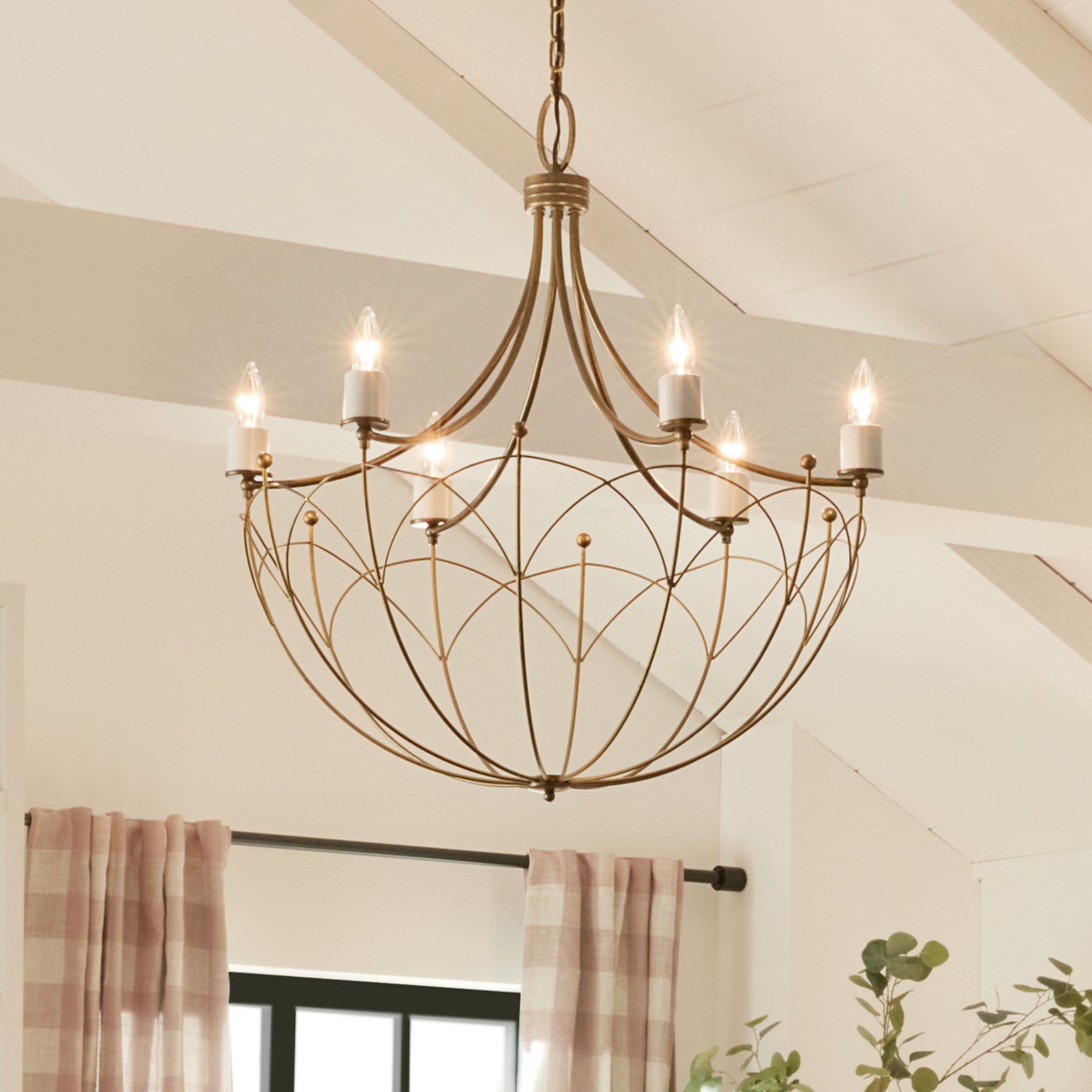 Topiary 28 in. 6 lights Chandelier - Bees Lighting
