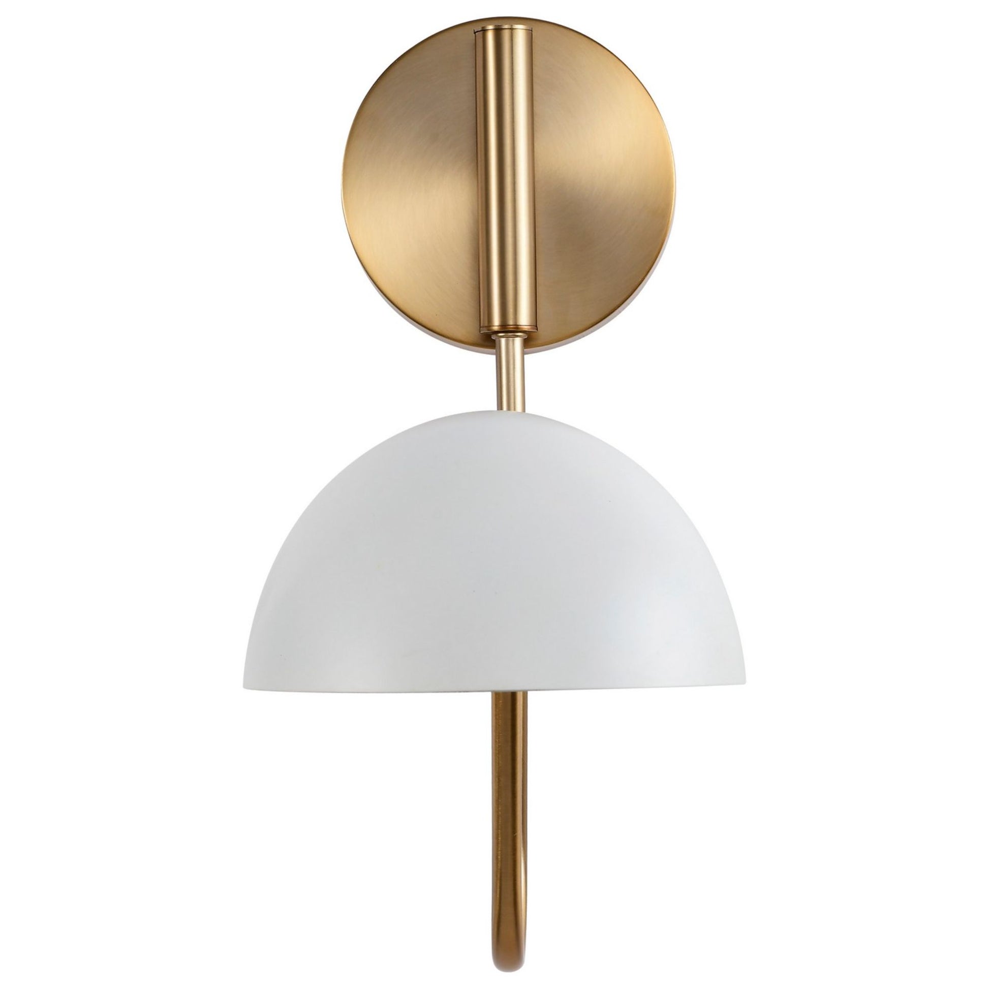 Trilby 16" Swing Arm Wall Sconce, White Finish - Bees Lighting