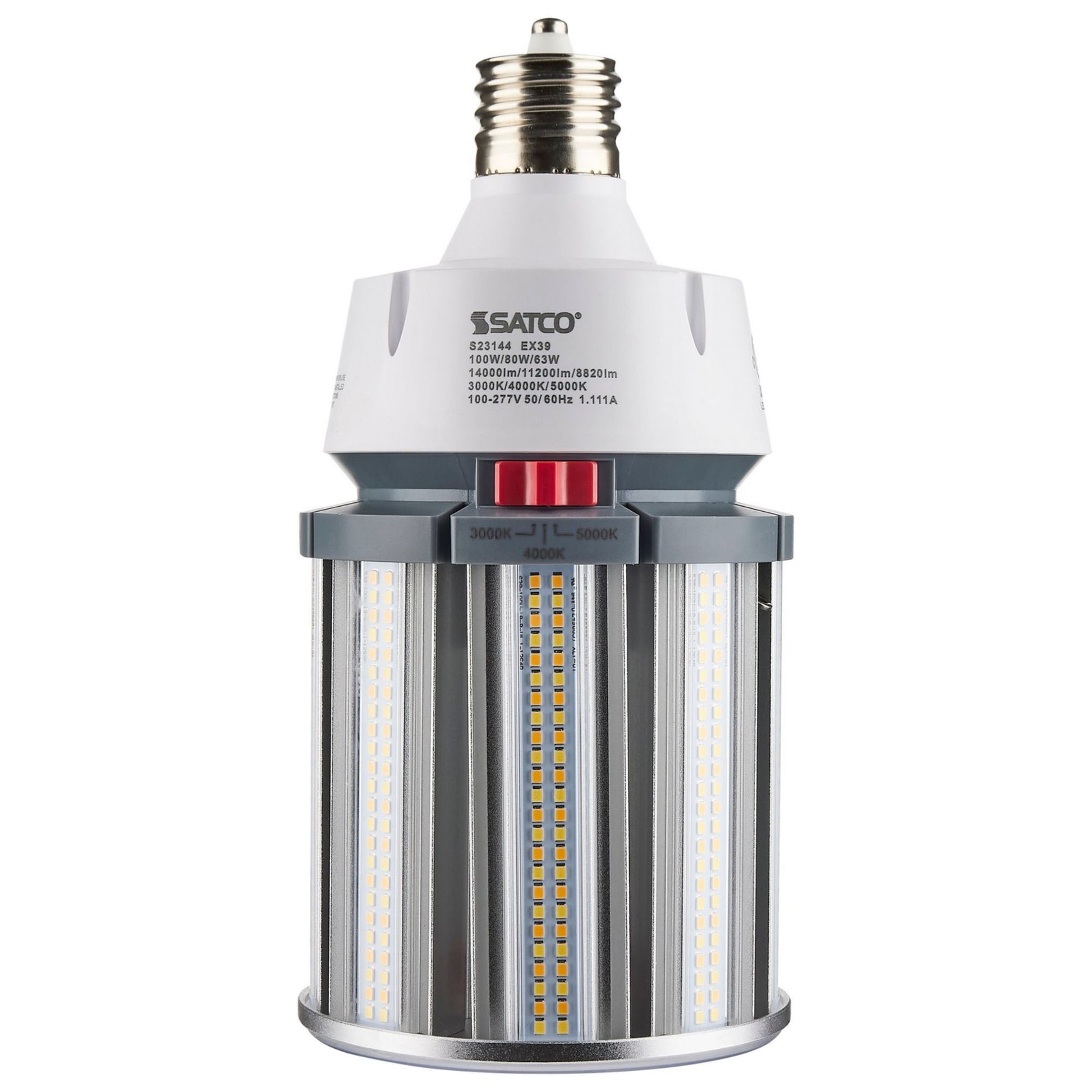 Hi-Pro Retrofit LED Corn Bulb, 63W|80W|100W, 14000lm, 30K|40K|50K, EX39 Mogul, 120-277V - Bees Lighting