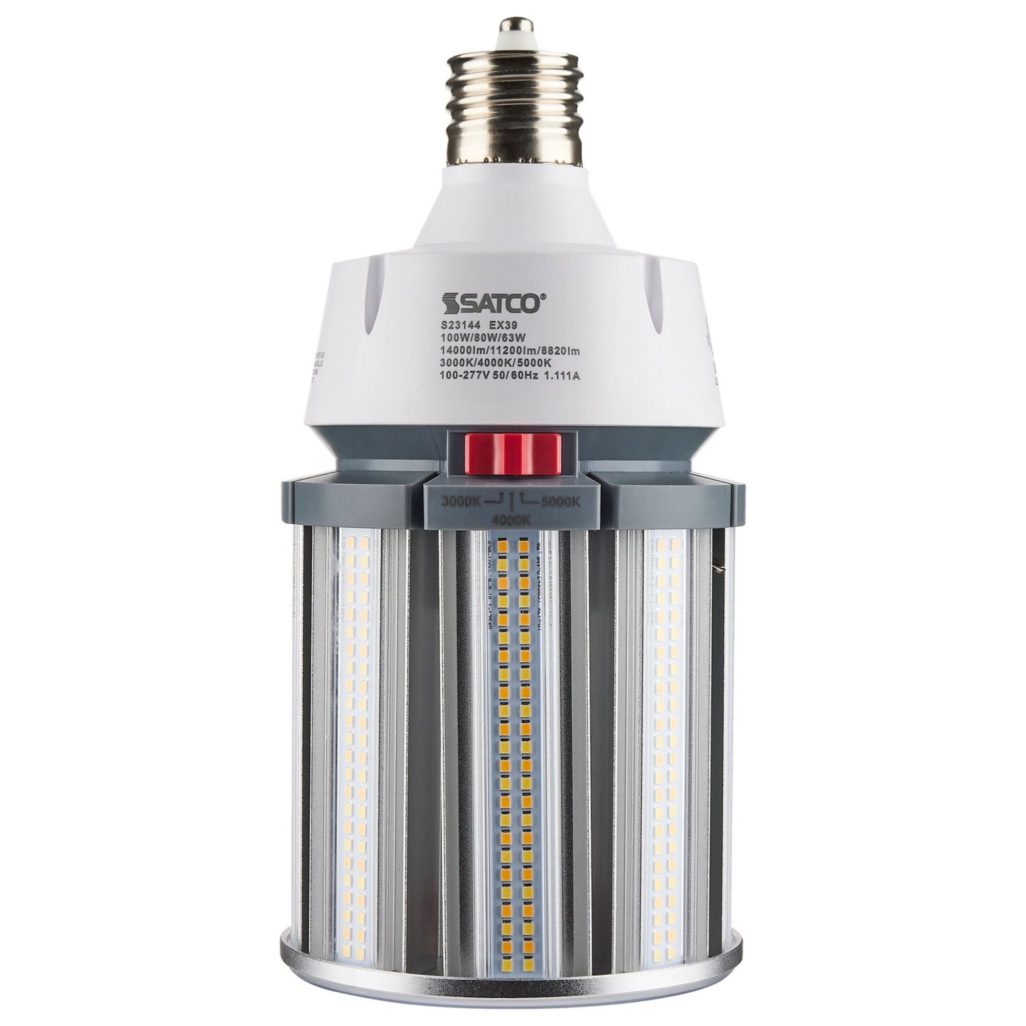 Hi-Pro Retrofit LED Corn Bulb, 63W|80W|100W, 14000lm, 30K|40K|50K, EX39 Mogul, 120-277V - Bees Lighting