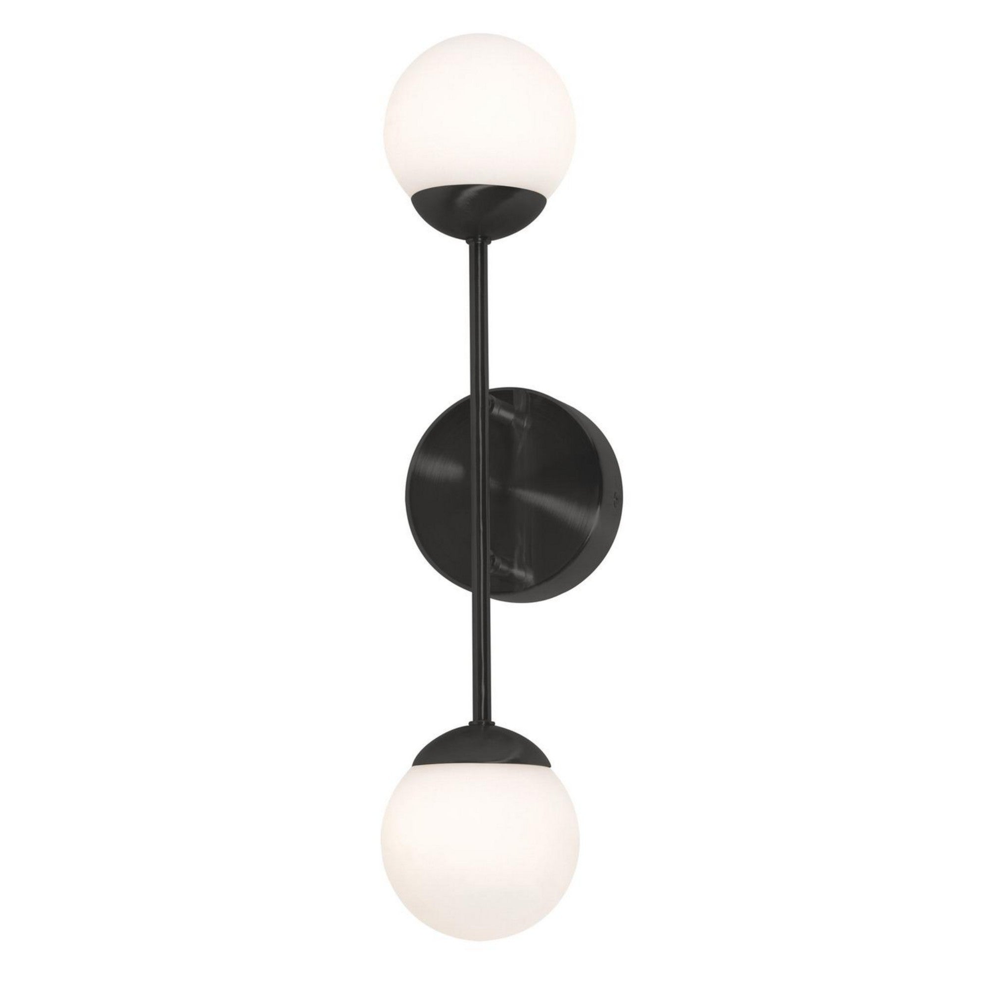 Pearl 17" LED Wall Sconce, Black Finish - Bees Lighting