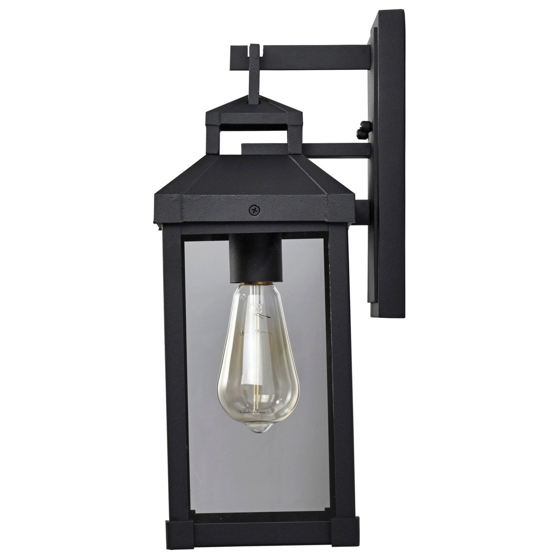 Corning 16" Outdoor Wall Light, Matte black Finish - Bees Lighting