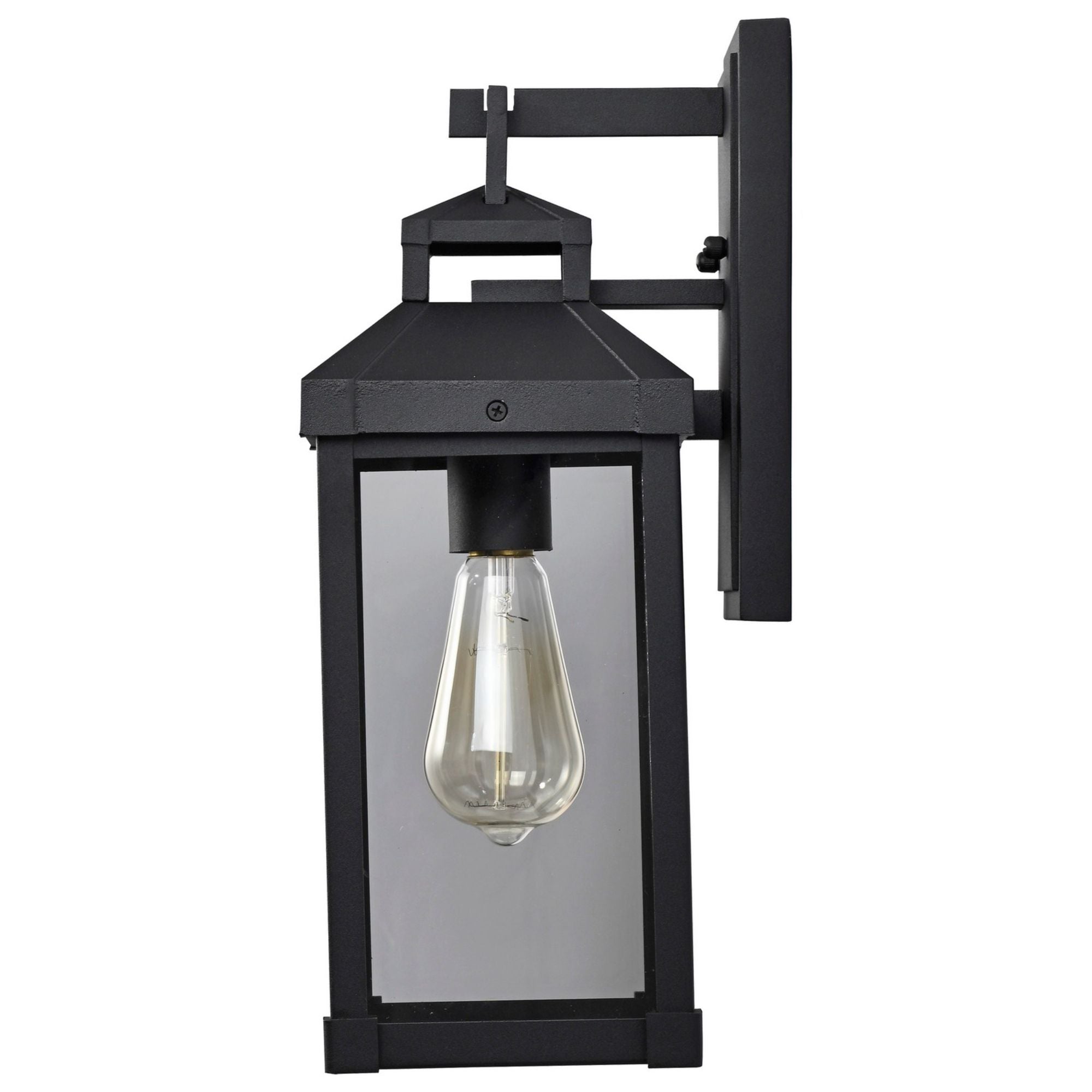 Corning 16" Outdoor Wall Light, Matte black Finish - Bees Lighting