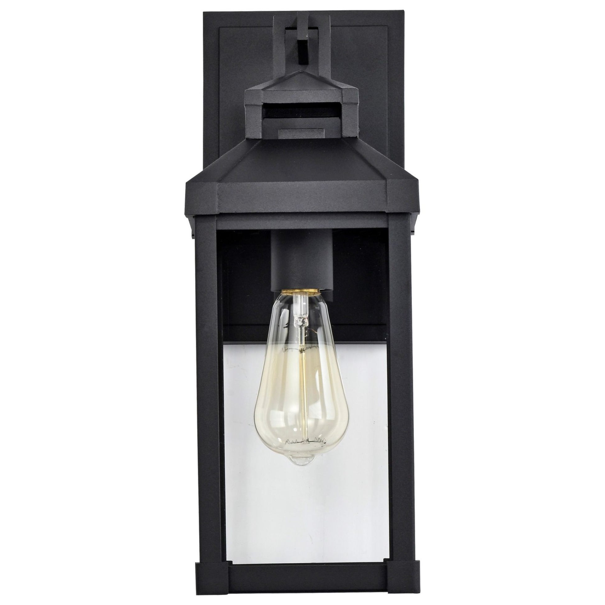 Corning 16" Outdoor Wall Light, Matte black Finish - Bees Lighting