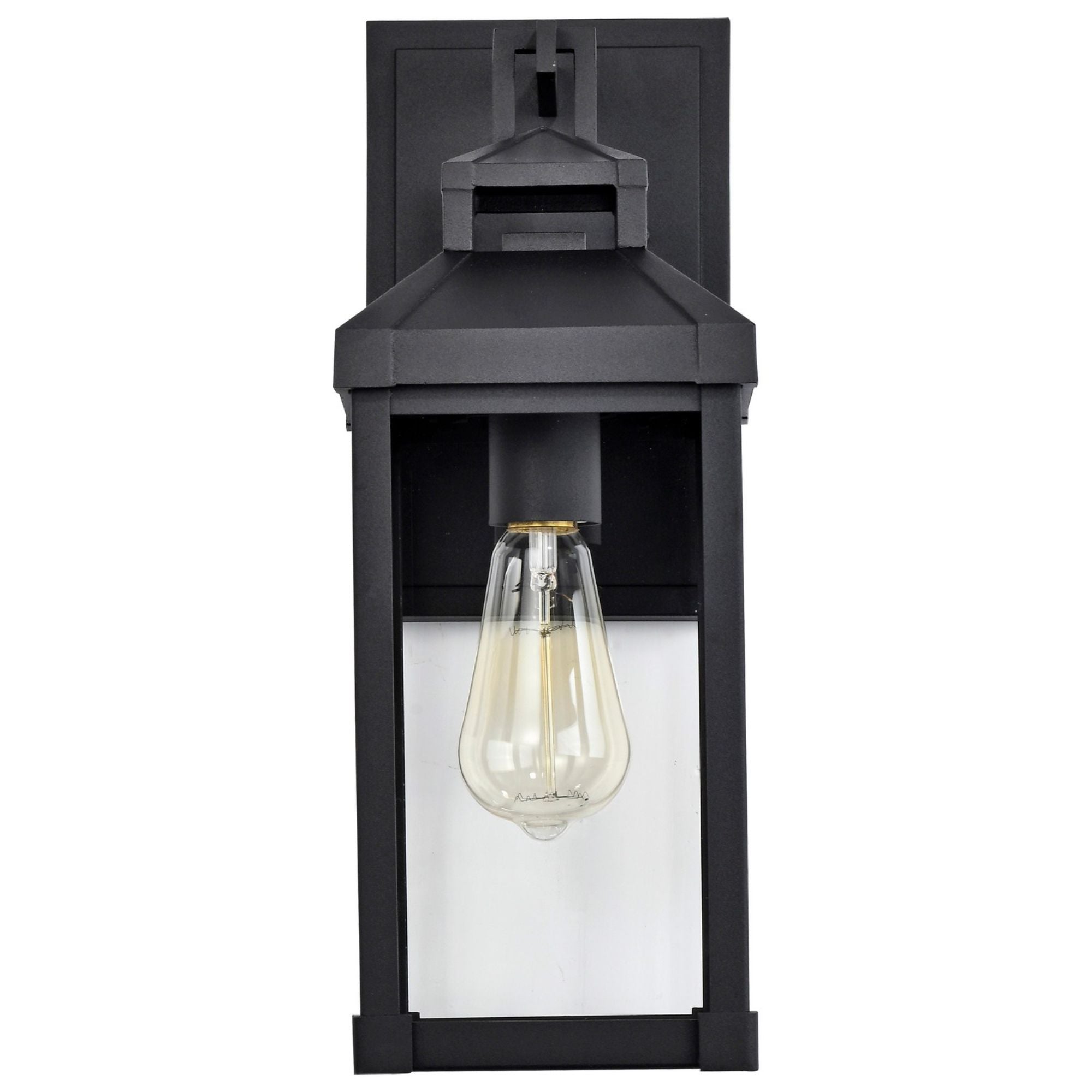 Corning 16" Outdoor Wall Light, Matte black Finish - Bees Lighting