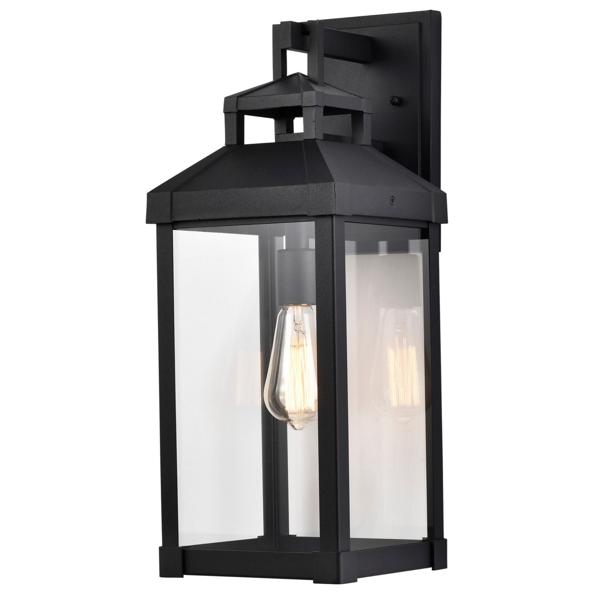 Corning 20" Outdoor Wall Light, Matte black Finish - Bees Lighting