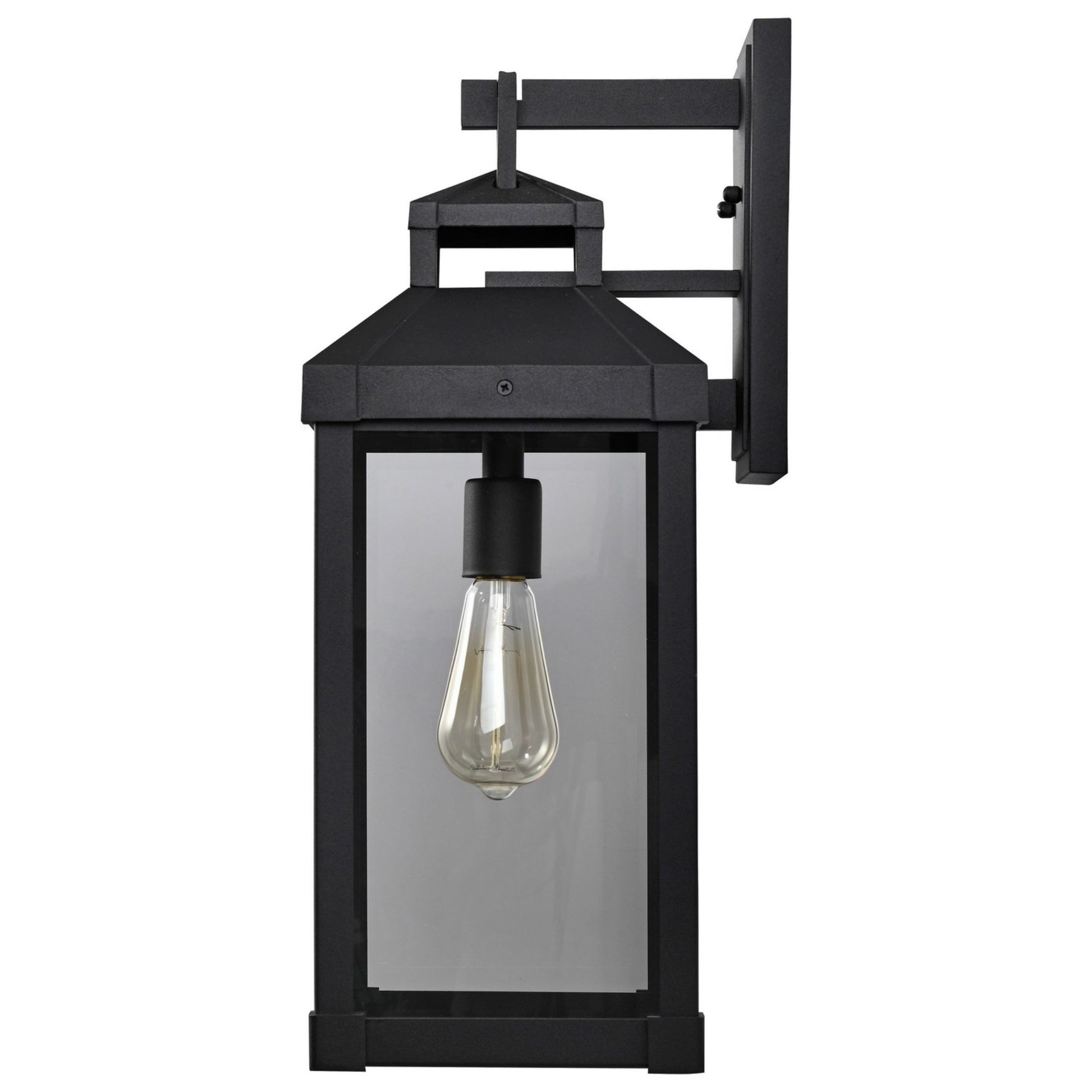 Corning 20" Outdoor Wall Light, Matte black Finish - Bees Lighting