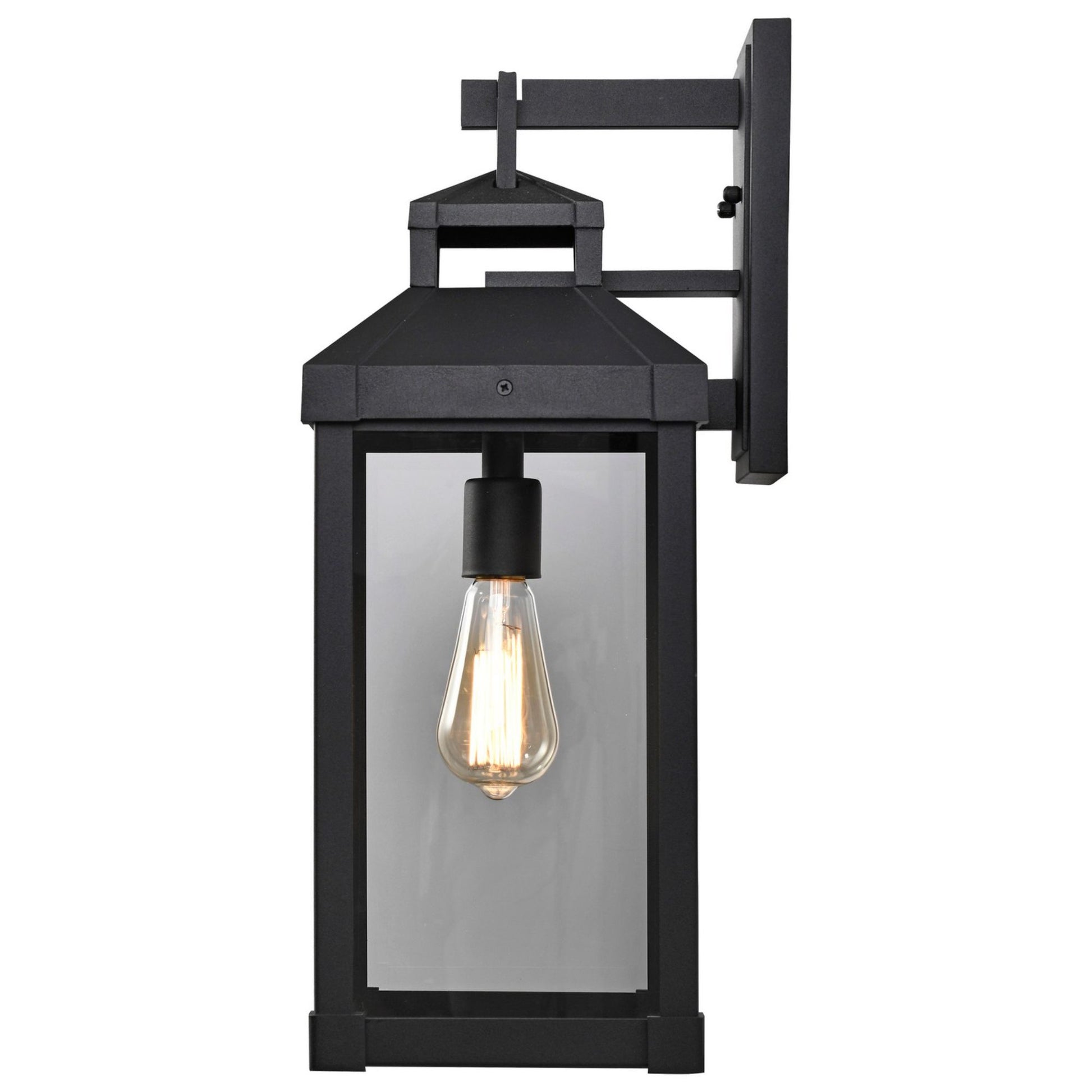 Corning 20" Outdoor Wall Light, Matte black Finish - Bees Lighting