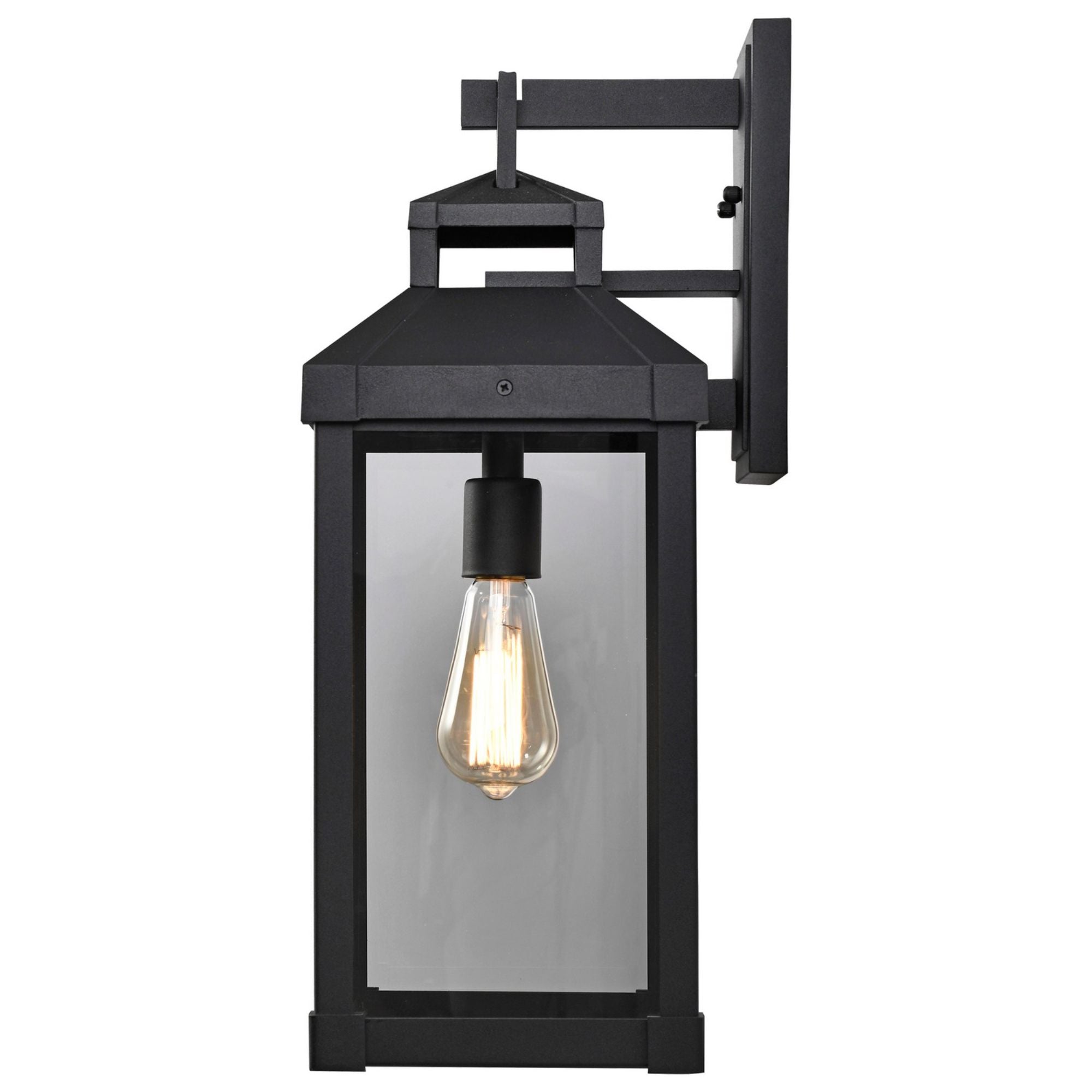 Corning 20" Outdoor Wall Light, Matte black Finish - Bees Lighting