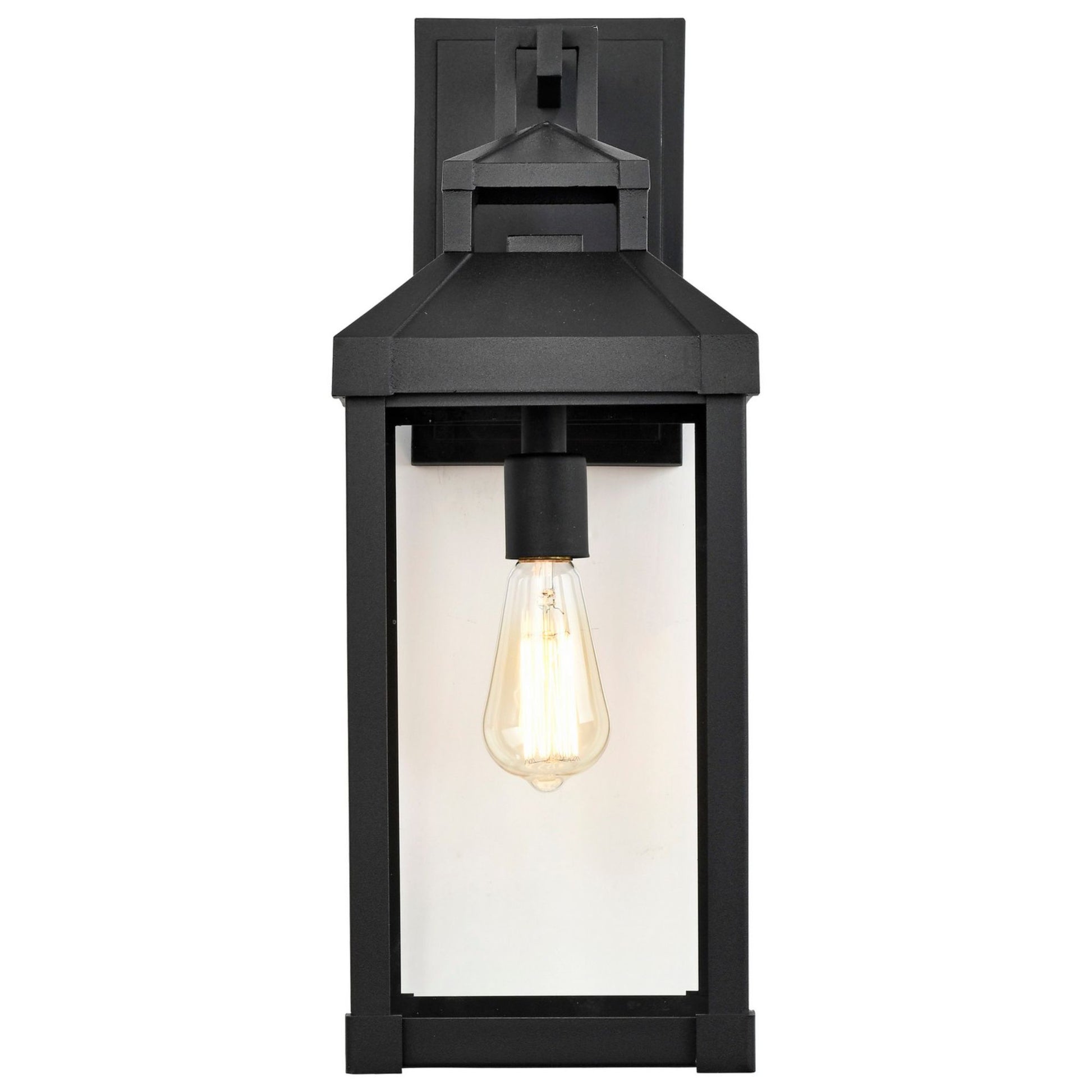 Corning 20" Outdoor Wall Light, Matte black Finish - Bees Lighting