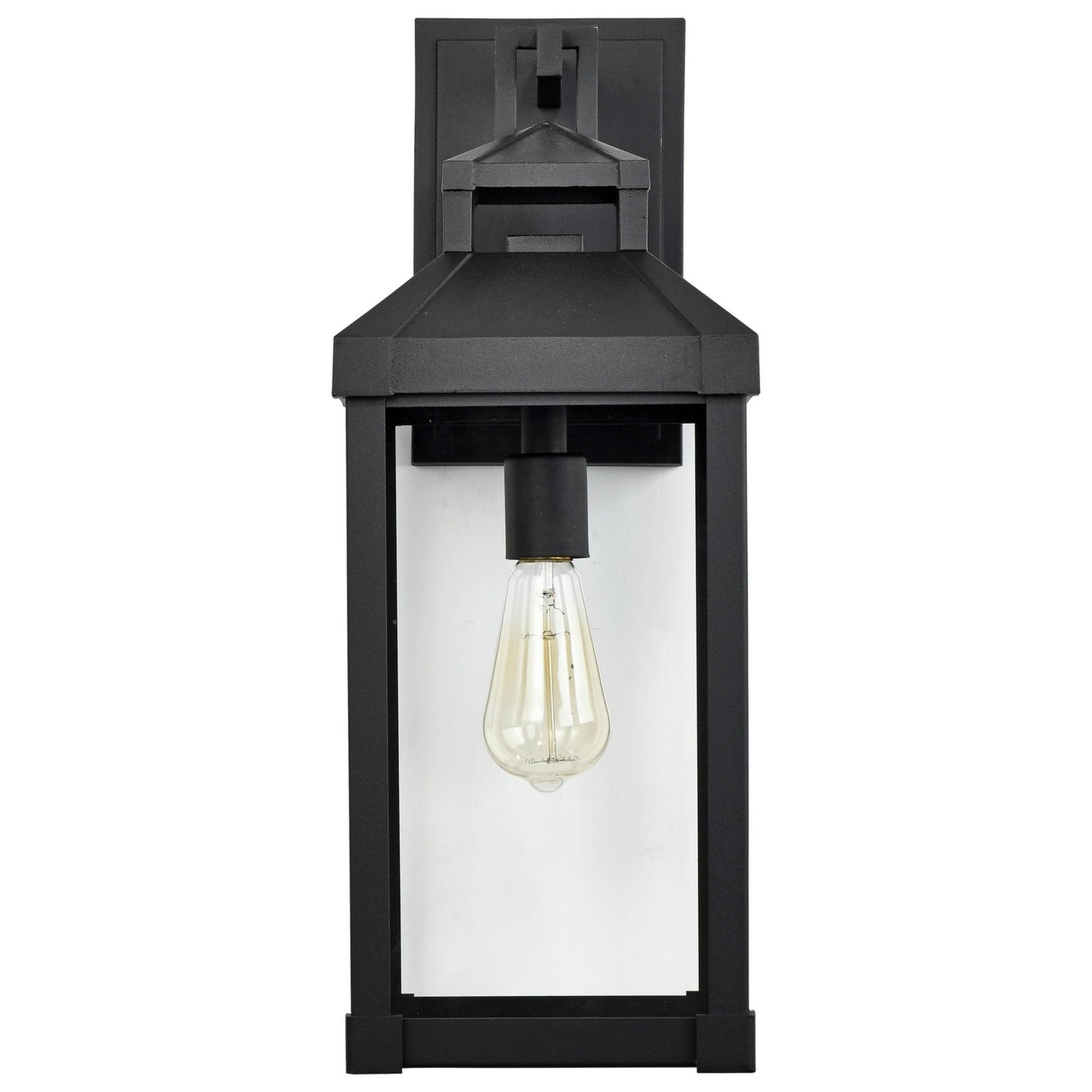 Corning 20" Outdoor Wall Light, Matte black Finish - Bees Lighting