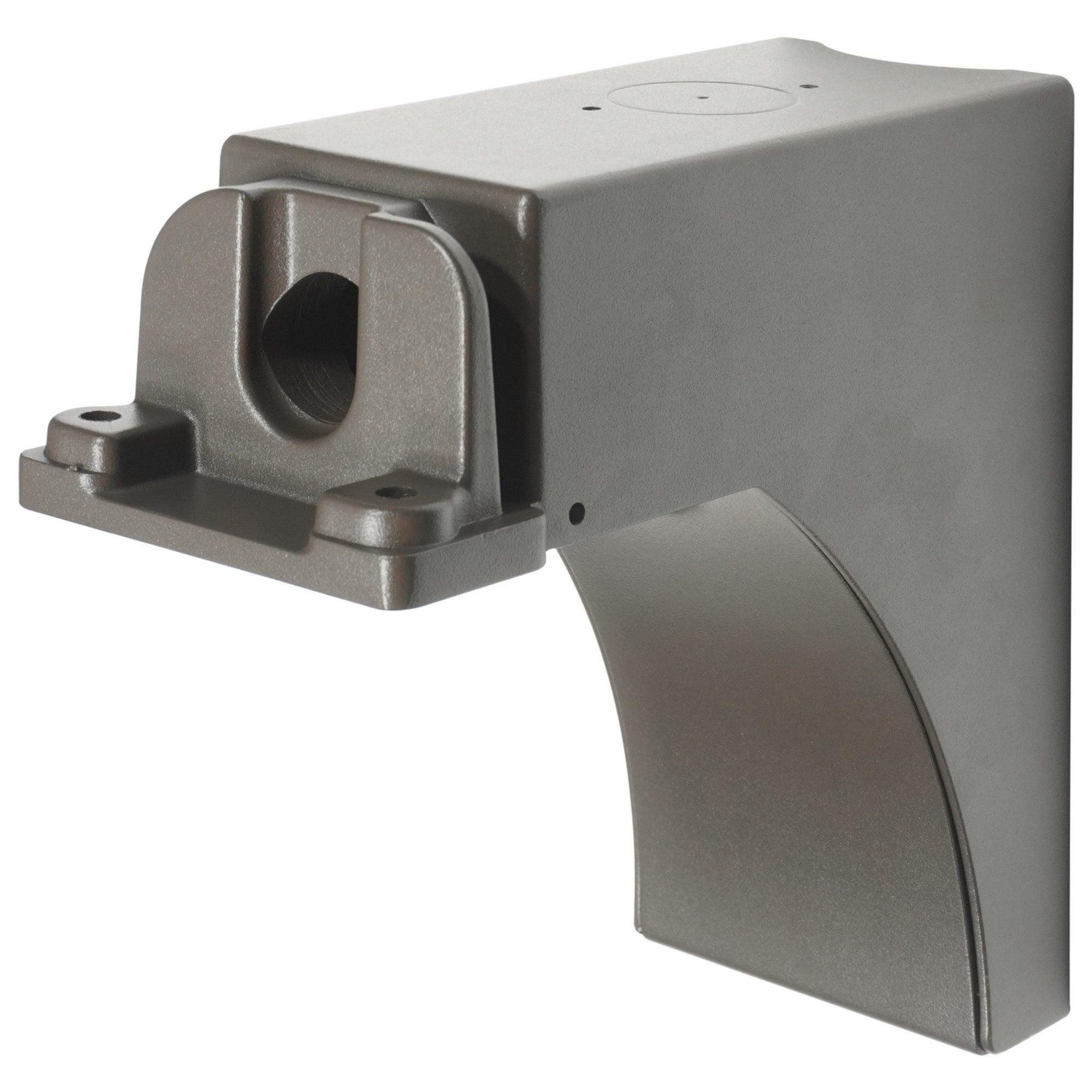 Fixed Arm Mount with Sensor Knockouts, For use with Area Light, Bronze Finish - Bees Lighting