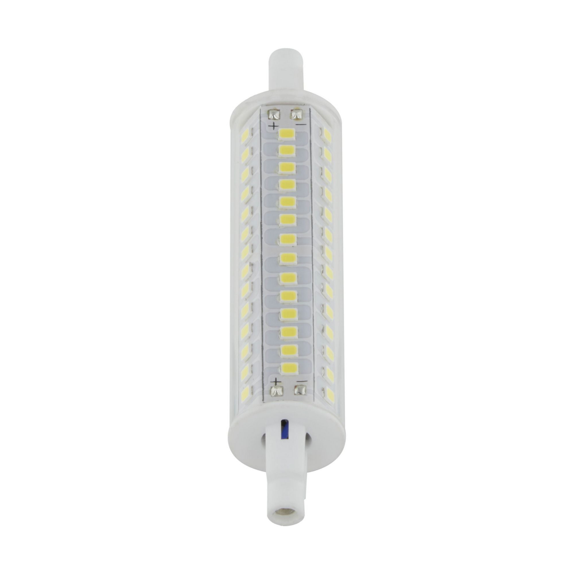 J-Type T3 Mini LED Bulb, 10 Watts, 1100 Lumens, 3000K, R7s Double Ended Base, Clear Finish, 120V - Bees Lighting