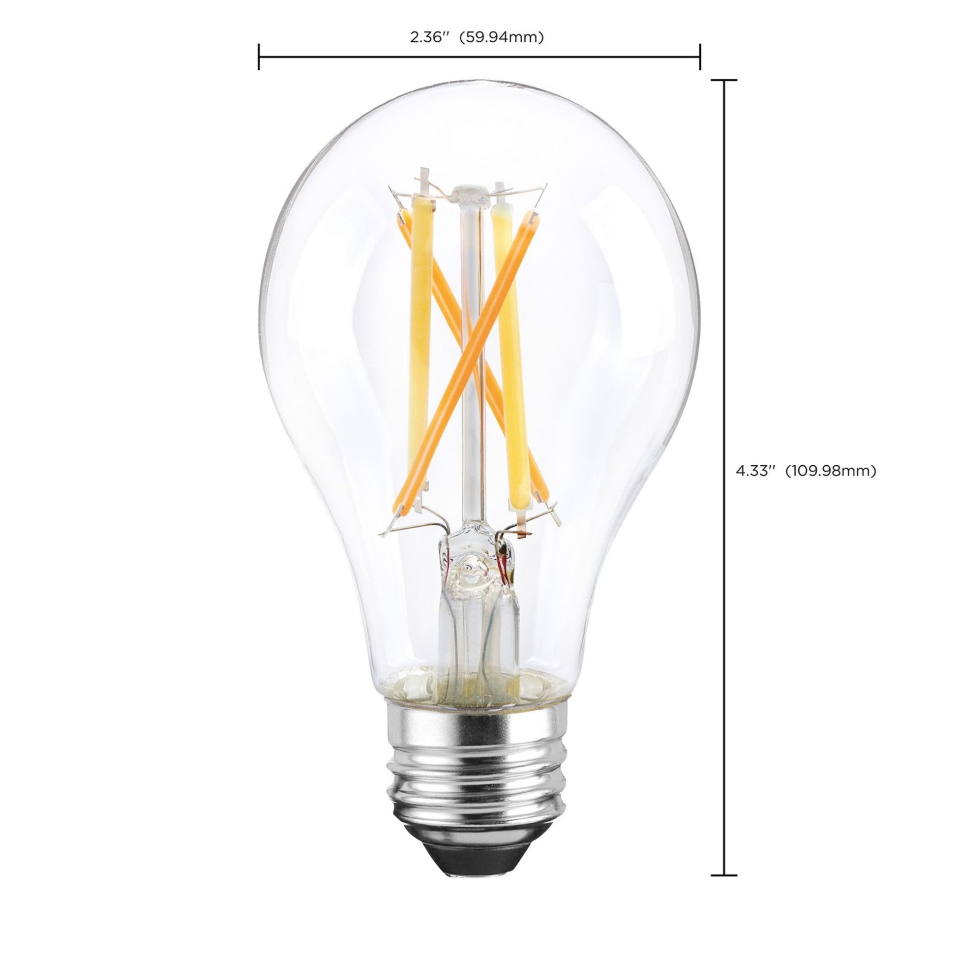 Starfish A19 Wi-Fi Smart LED Filament Bulb, 8W, 800 Lumens, Tunable White, T20 Compliant - Bees Lighting